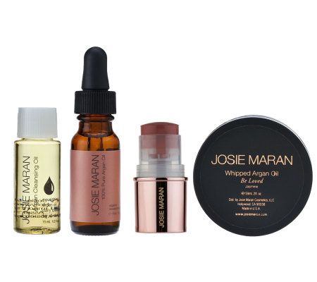 Josie Maran Power of Argan Oil 4-pc Skincare Collection — QVC.com