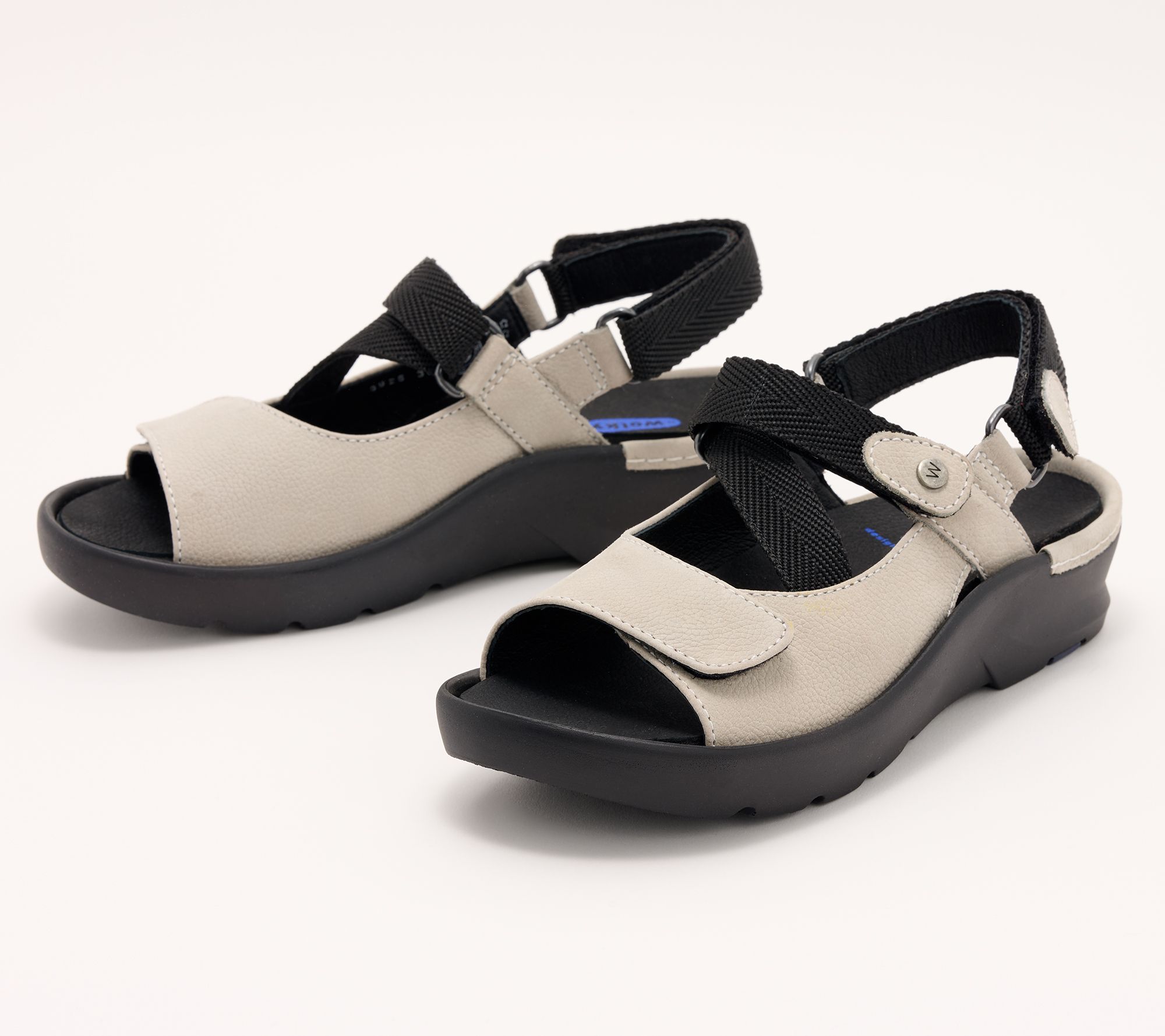 Wolky Adjustable Leather Comfort Sandal - Lisse