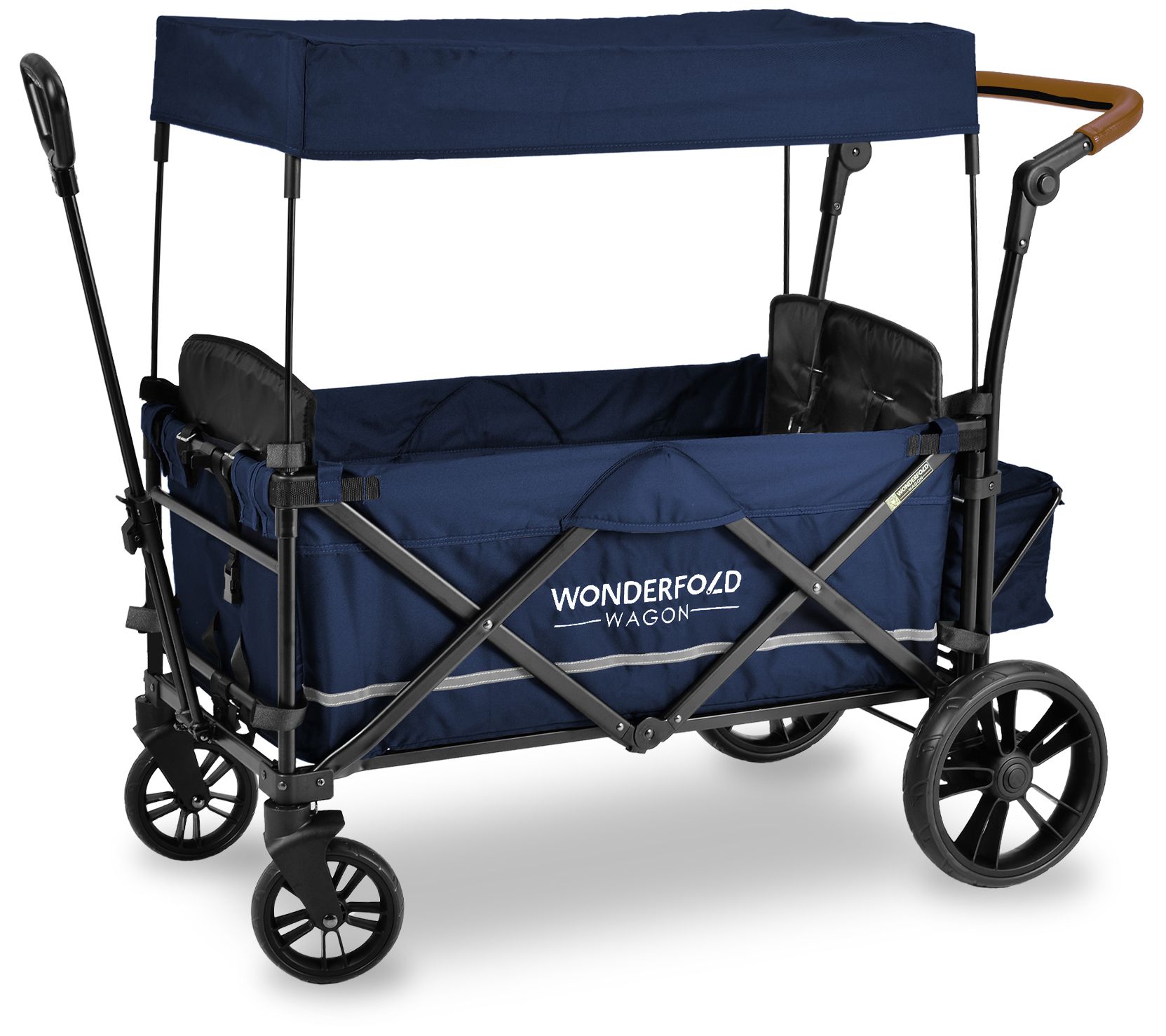 WonderFold X2 Push & Pull Double Stroller Wagon