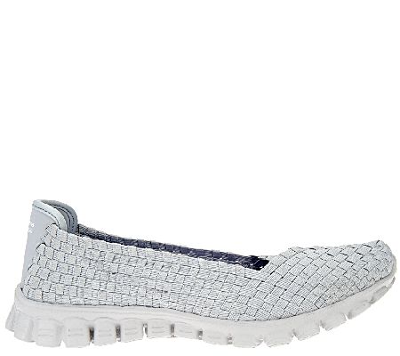 woven slip on trainers