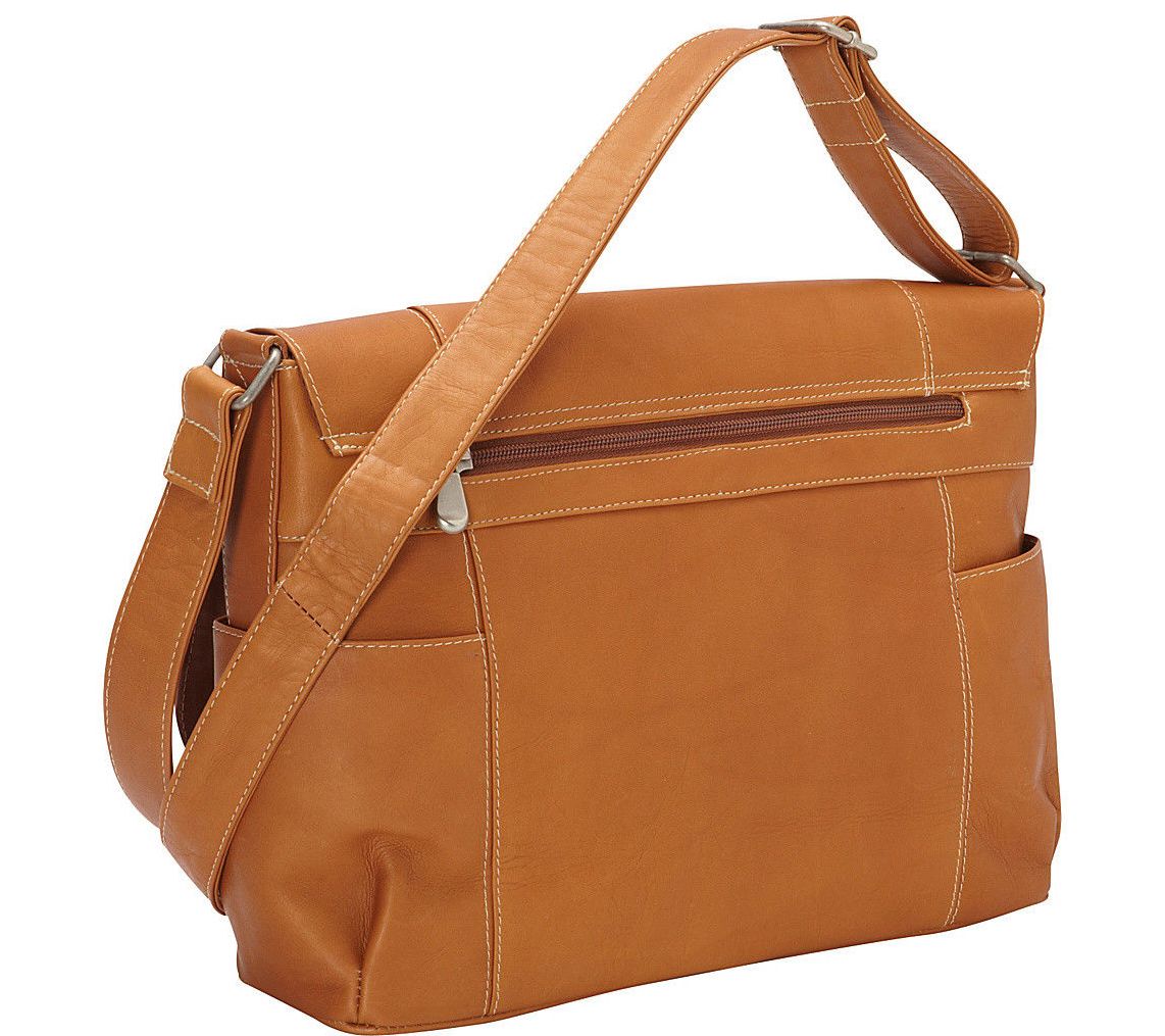 Le Donne Leather Flap Over Shoulder Bag - Qvc.com