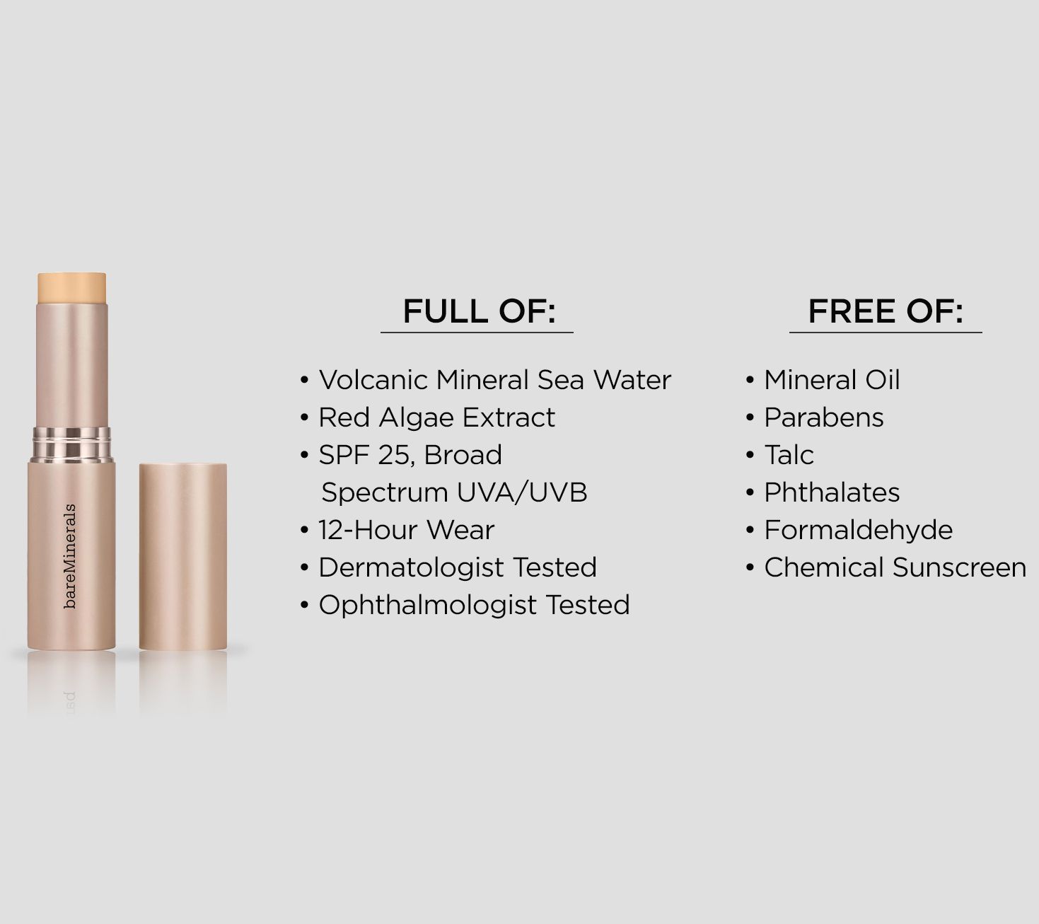 Bare Minerals Tinted Moisturizer Color Chart