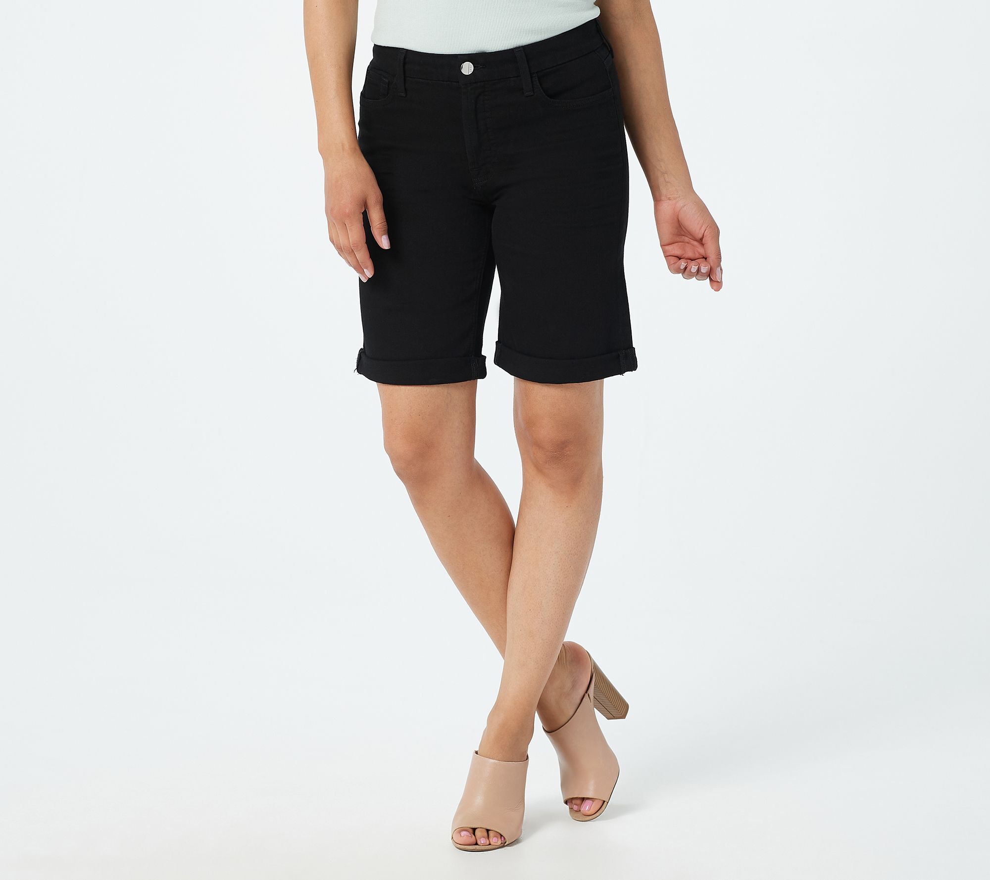 7 for all mankind black shorts