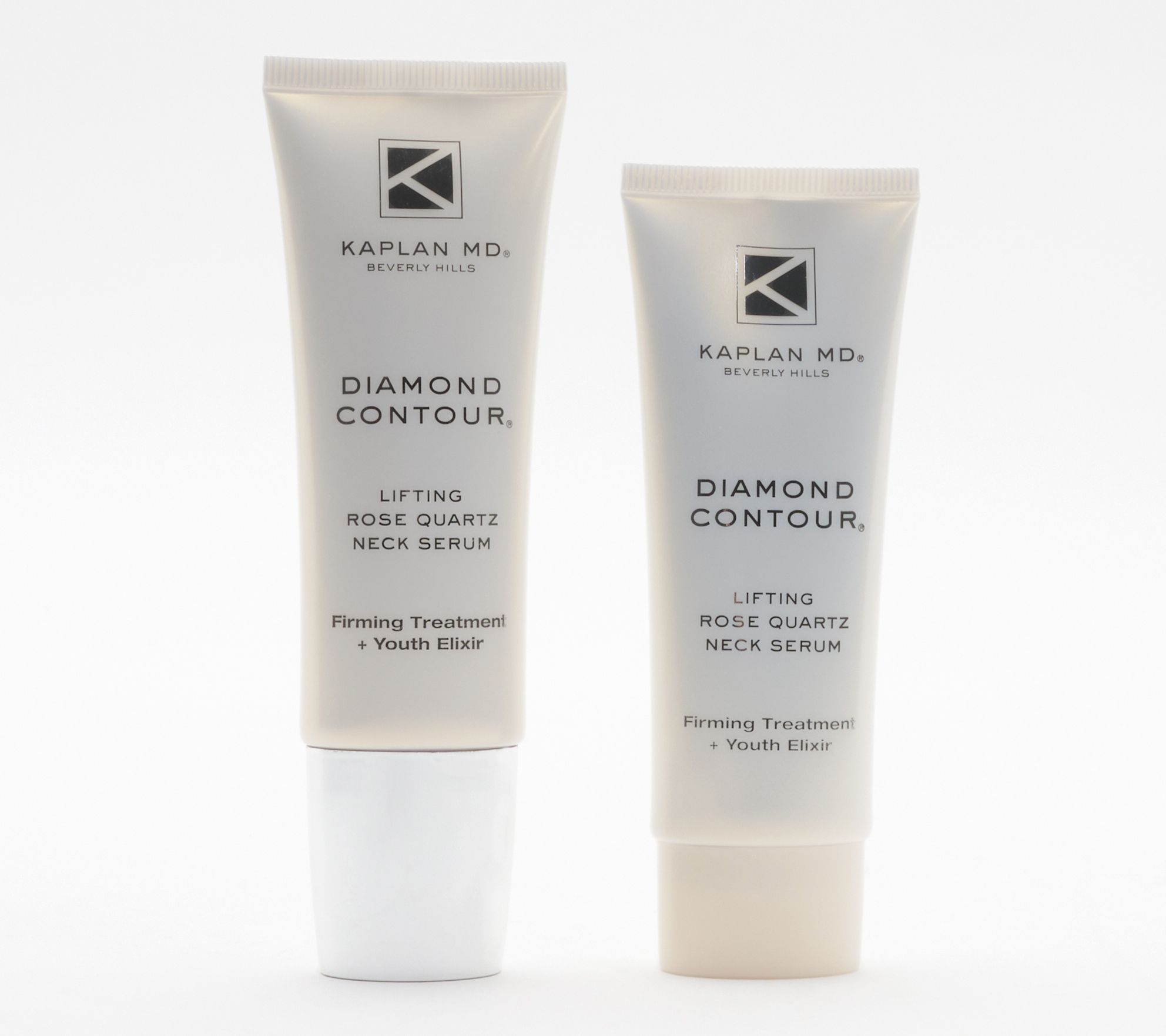 KAPLAN MD Diamond Contour Lifting Rose Quartz Neck Serum Duo