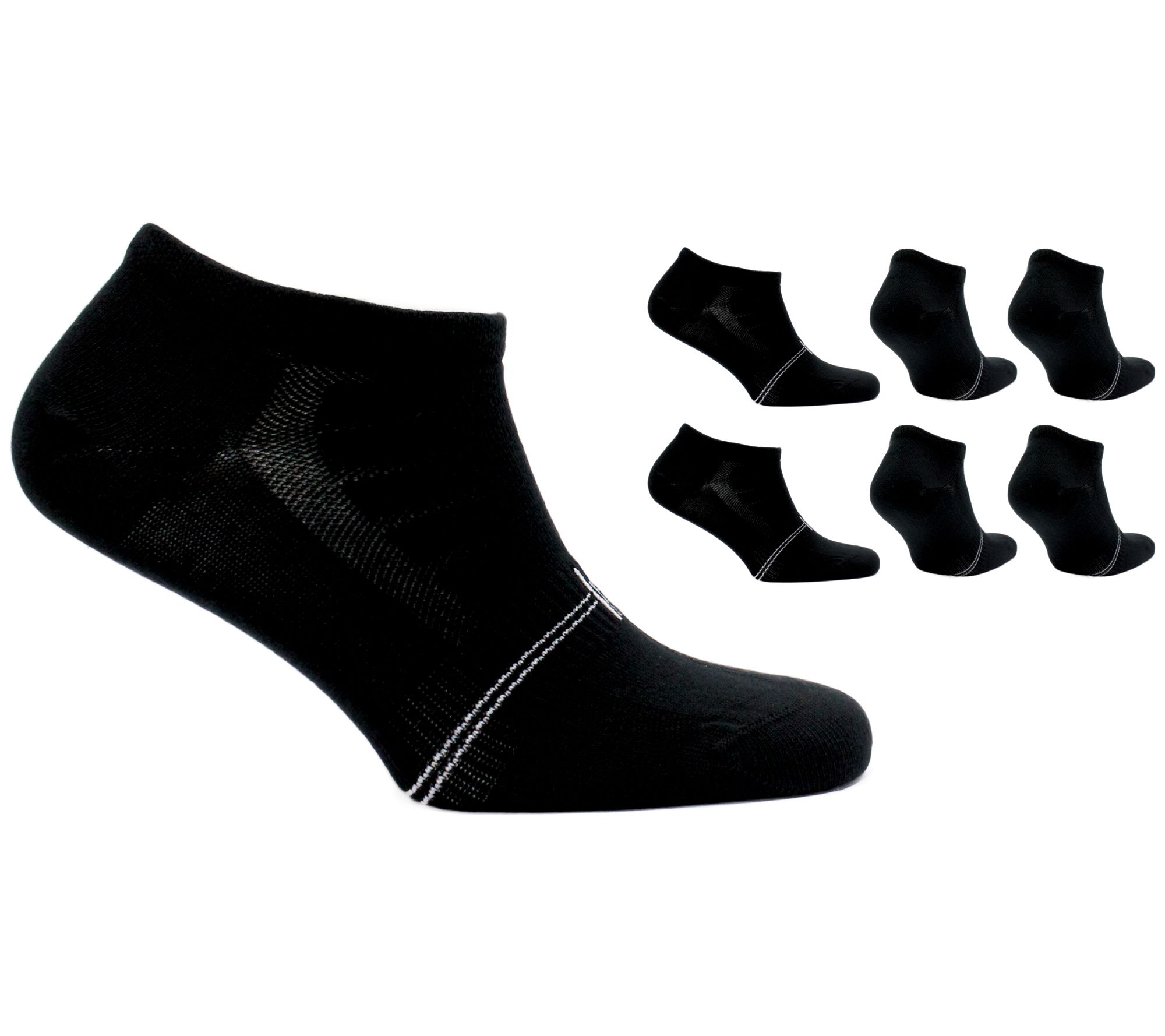 Norfolk Socks Set of 6 Cotton Jersey Low Cut Unisex Socks
