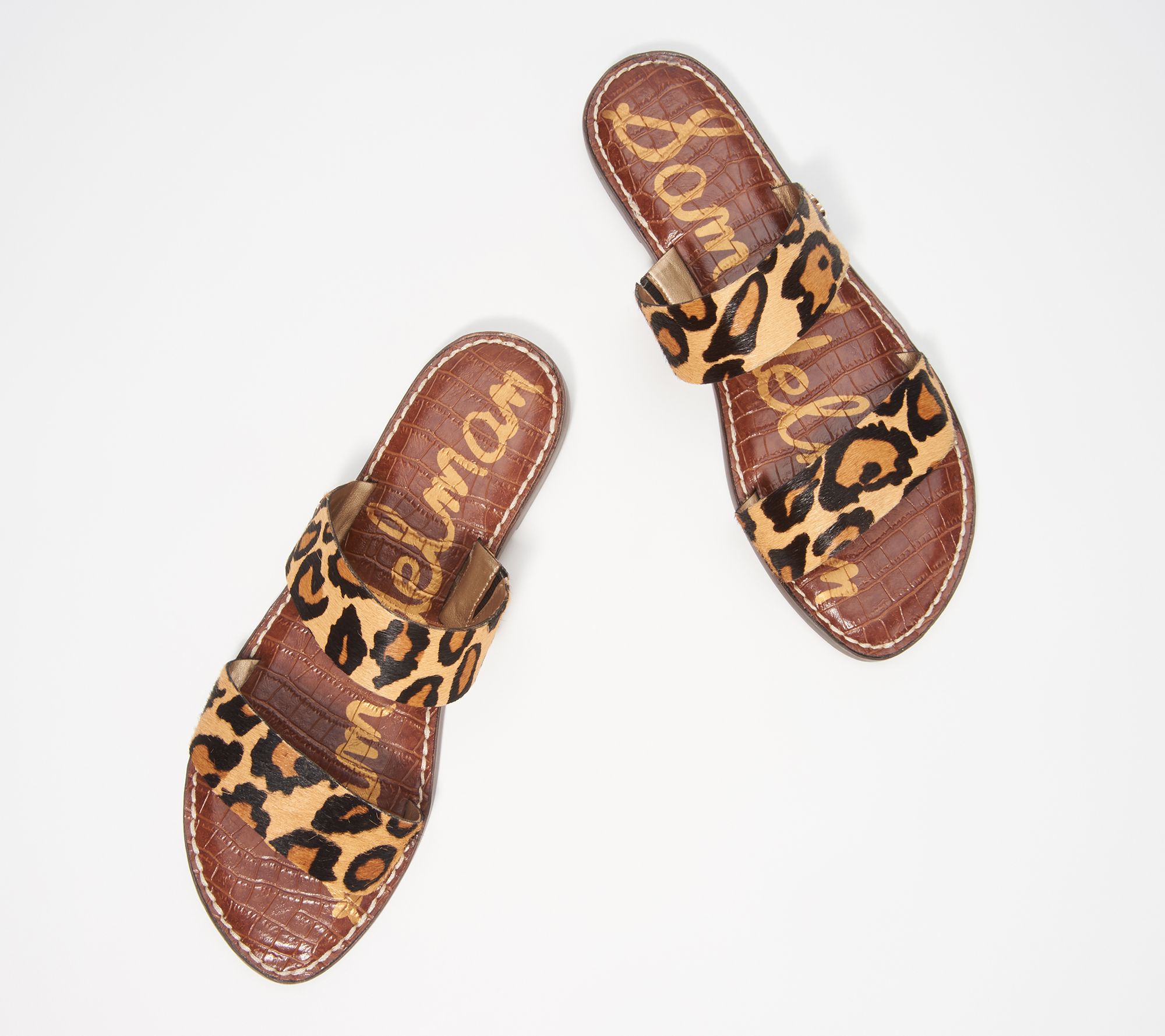 sam edelman leopard slides