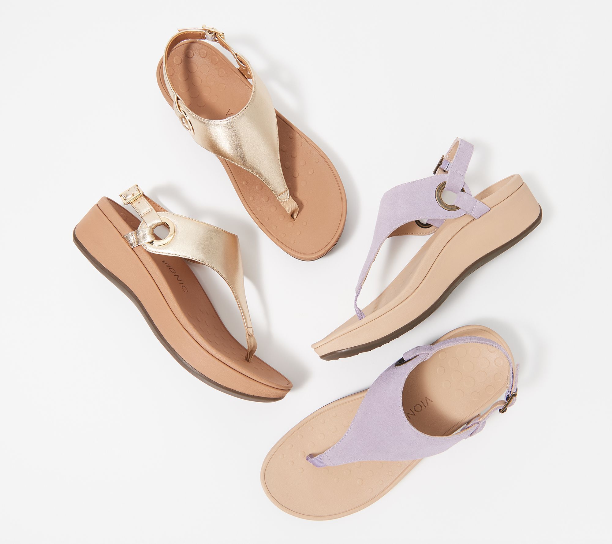 vionic t strap sandals