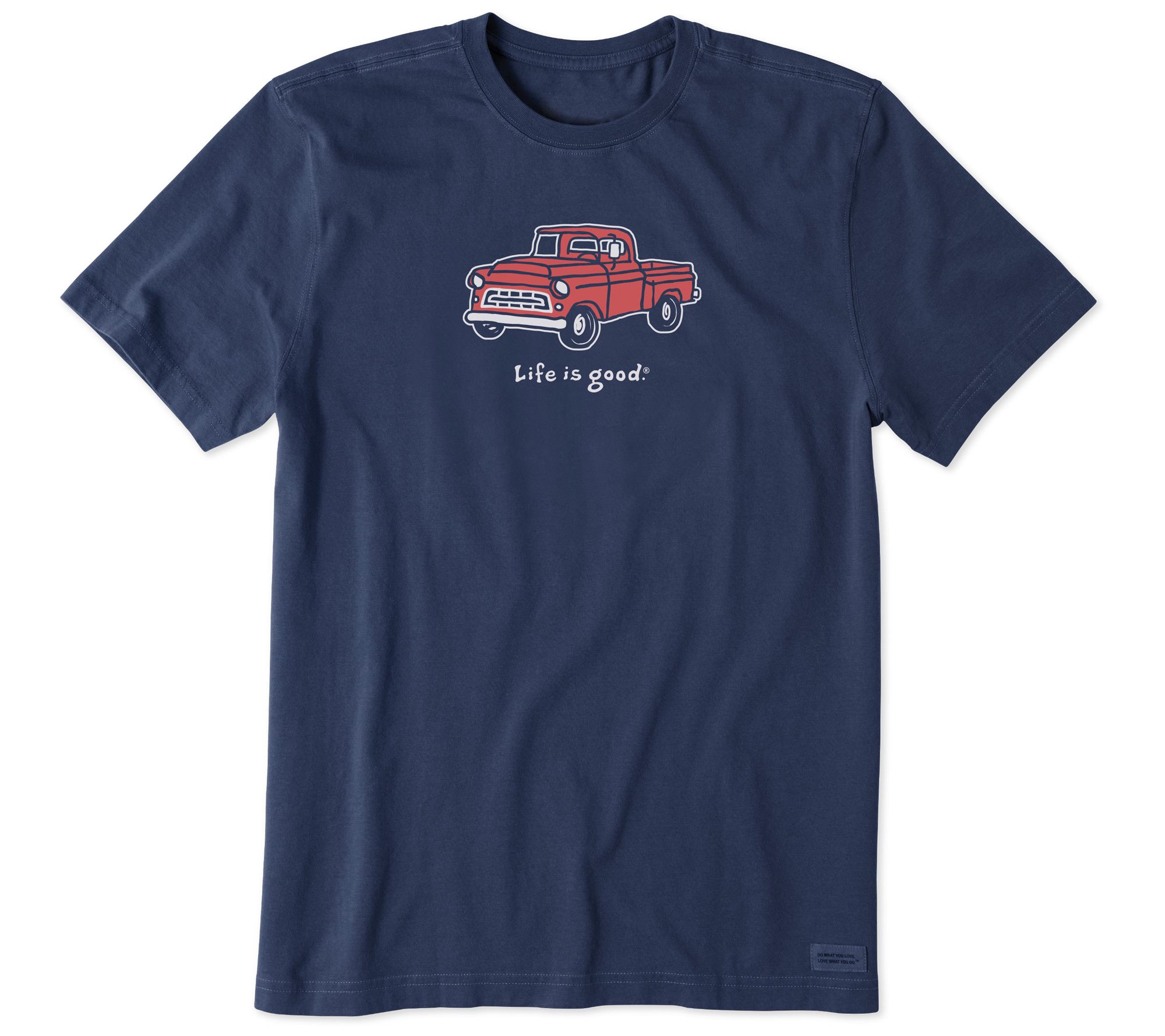 Life is Good Men's Vintage Pickup Truck Crusher Tee