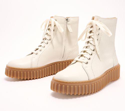 Botas de Cuero con Suela Lug Clarks - Torhill