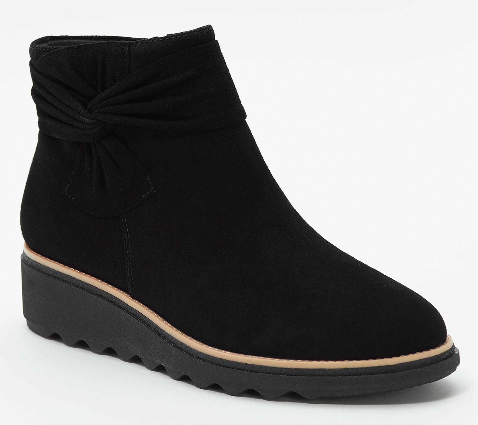 clarks suede chelsea boots