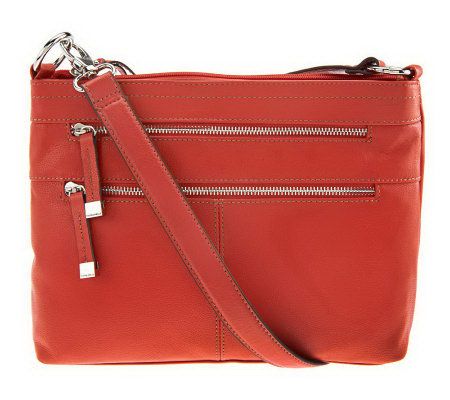 Tignanello Pebble Leather Tech Crossbody Bag - A231022 — QVC.com