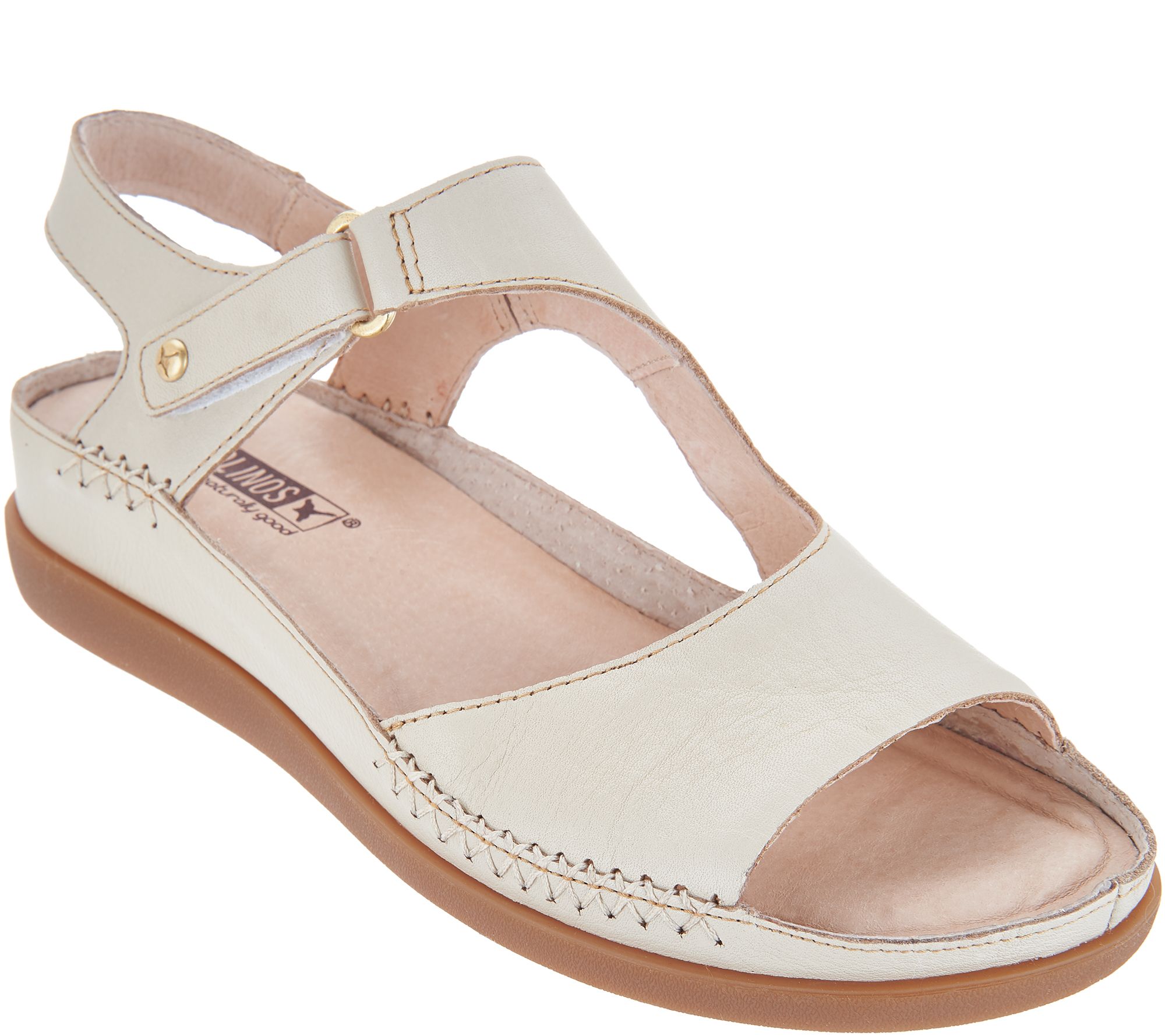 leather sandals ankle strap