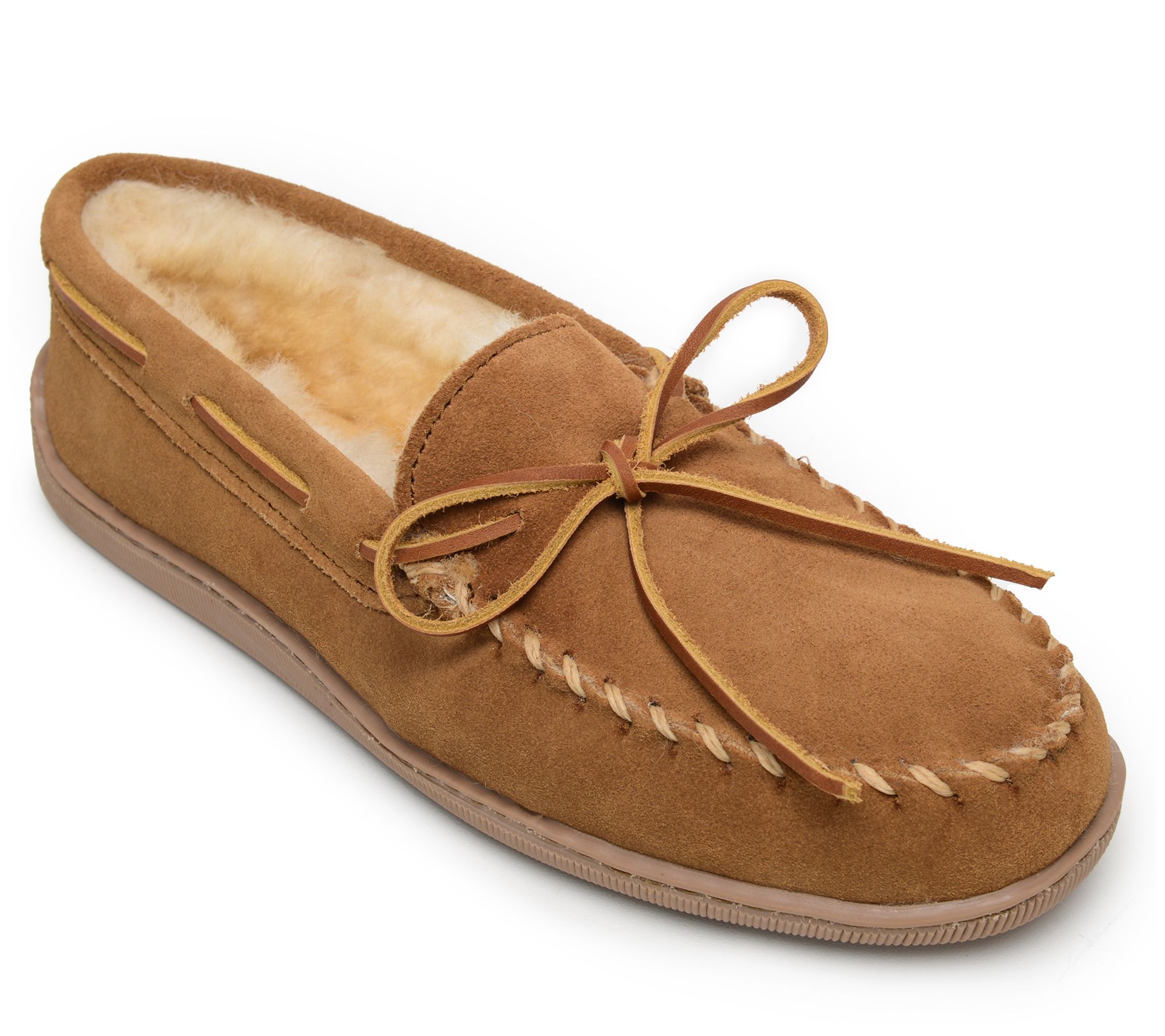 mens wide moccasins