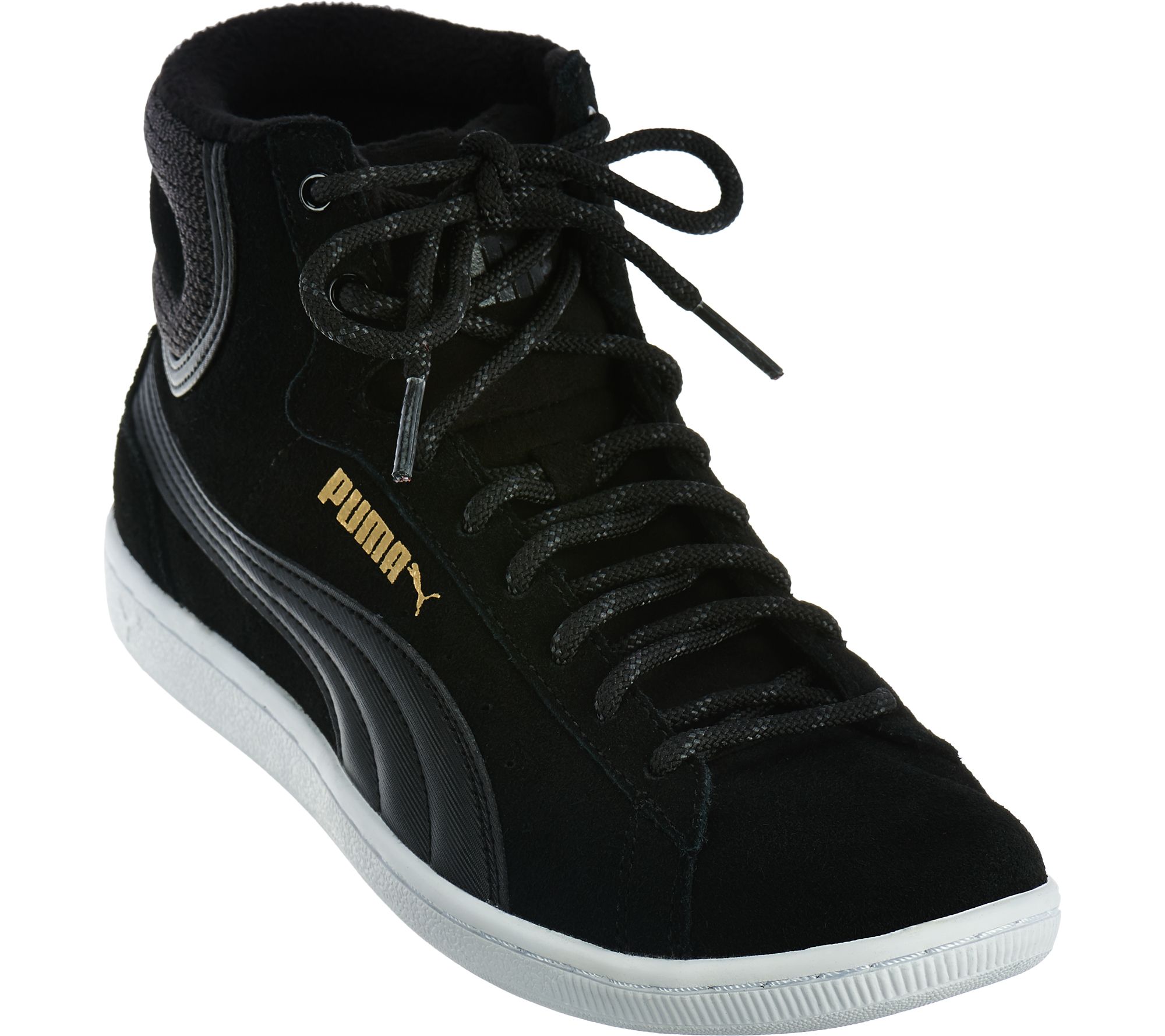 PUMA Suede Hightop Lace-up Sneakers - Vikky Mid - Page 1 ...