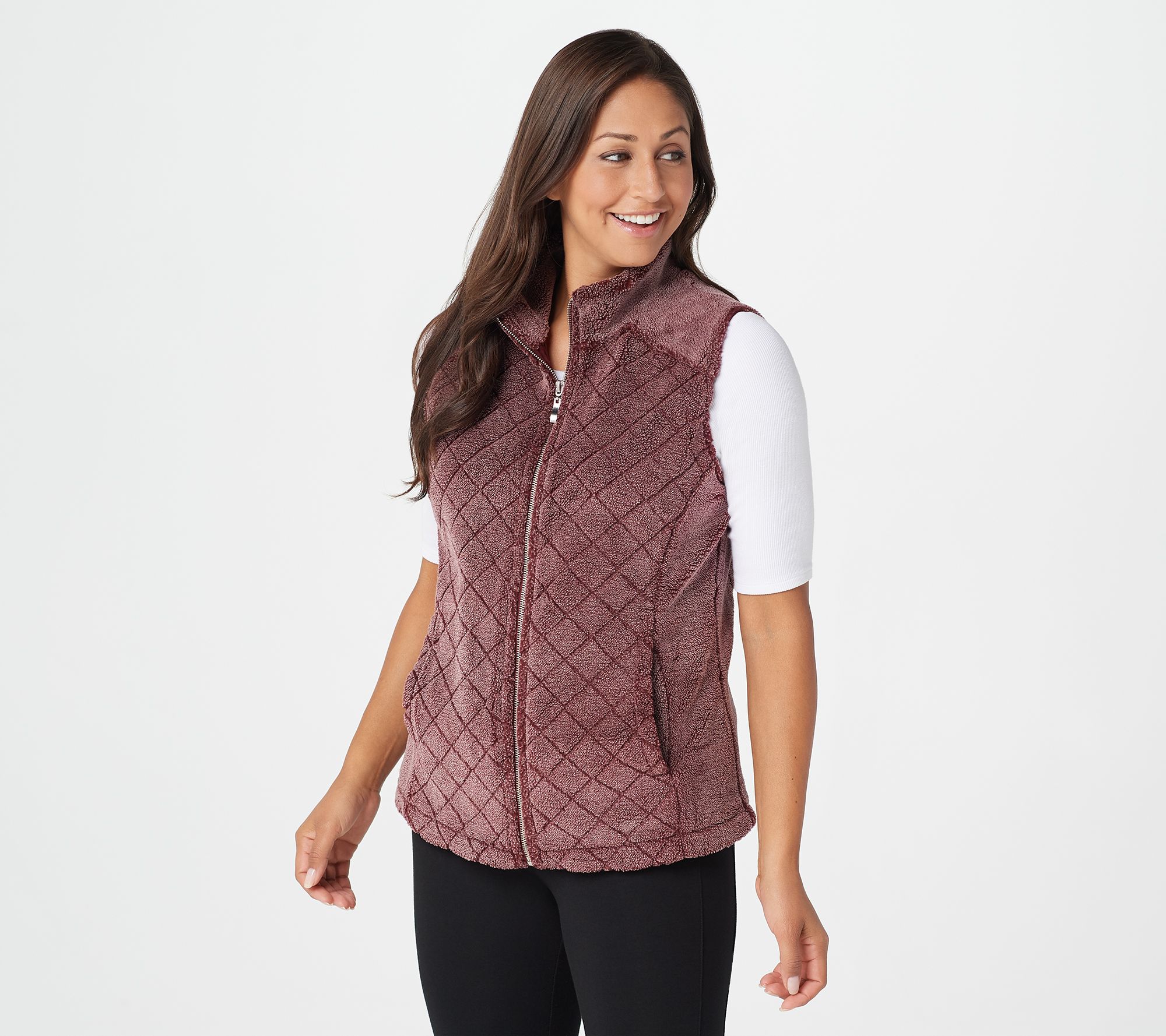 J9348 Fur Vest With Strap 1