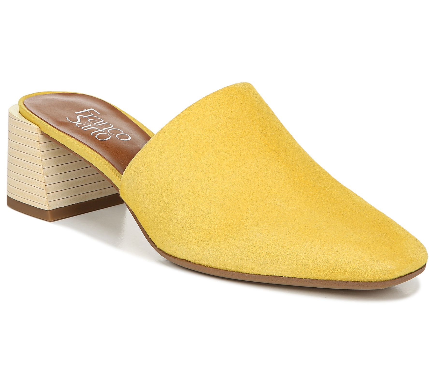 franco sarto fur mules
