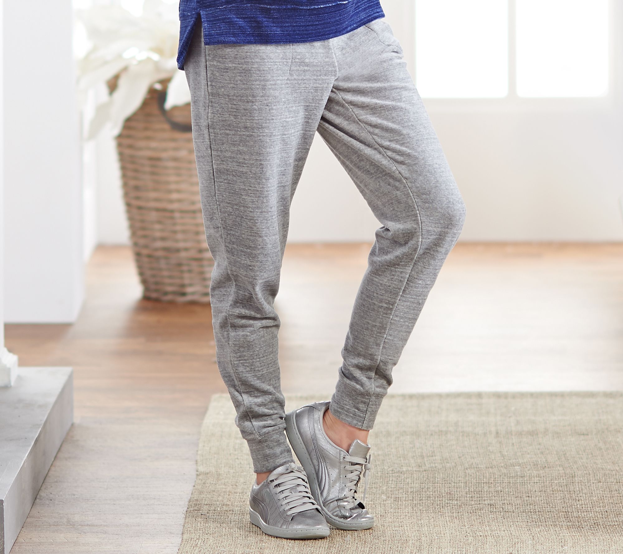 ribbed jogger pants