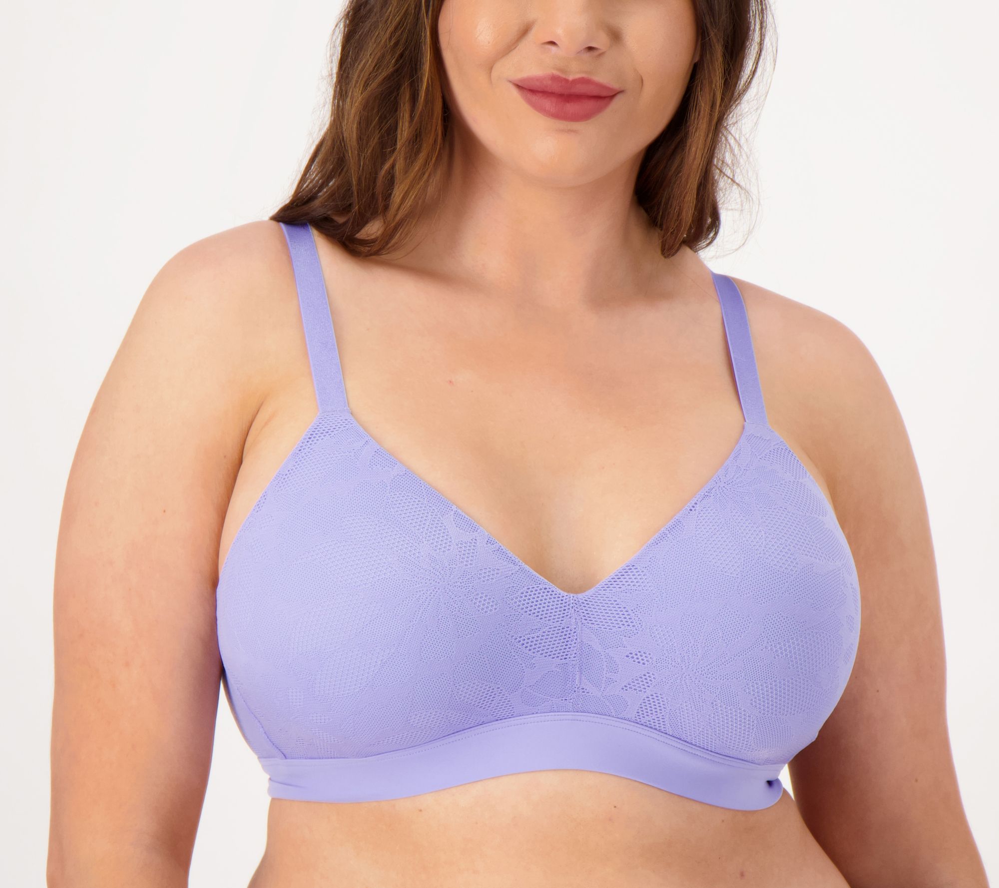 As Is All Worthy Brushed Micro and Lace Bralette