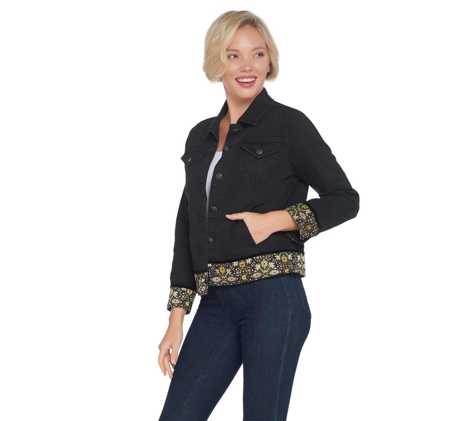 susan graver denim jacket