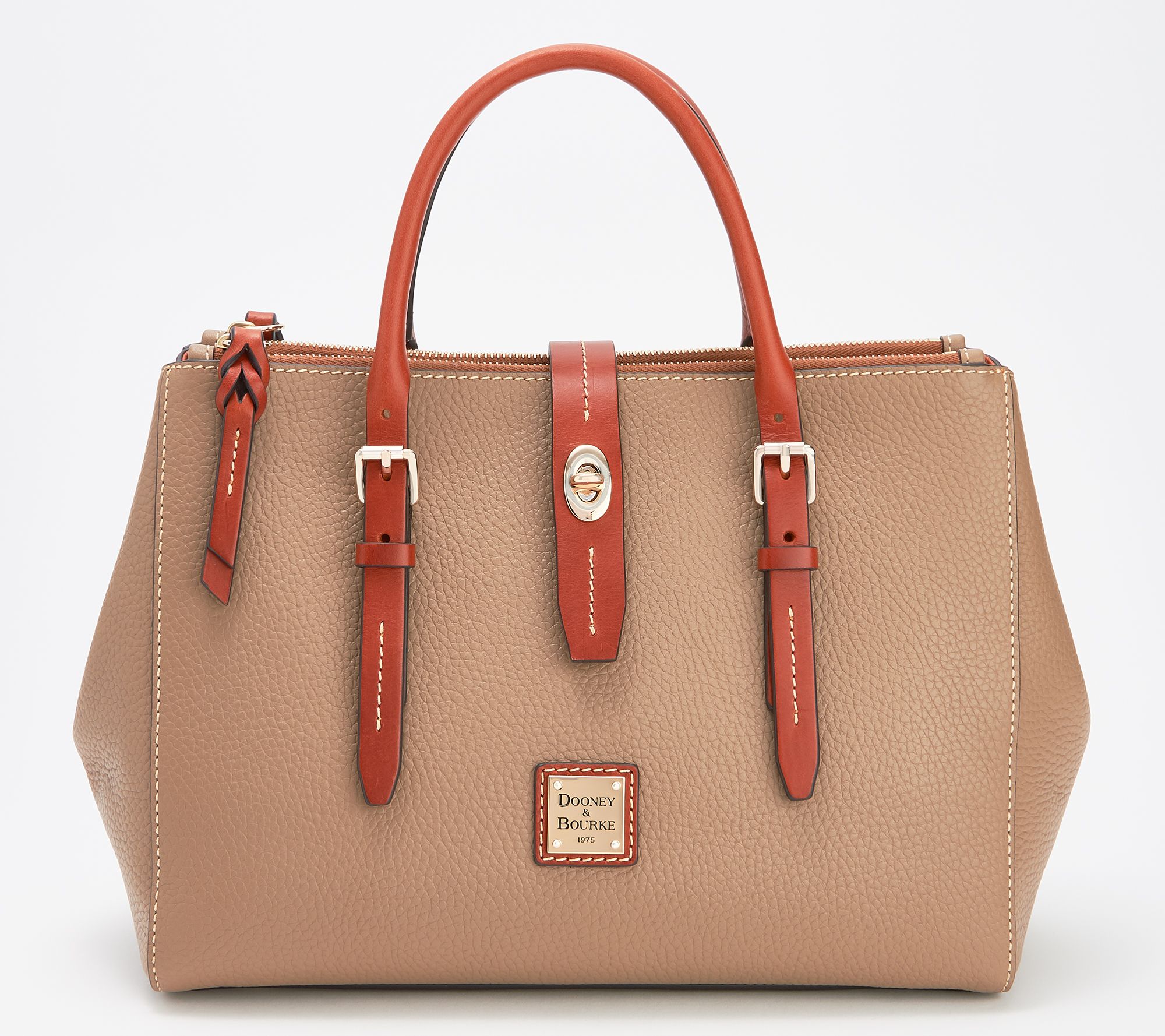 qvc dooney and bourke pebble leather crossbody