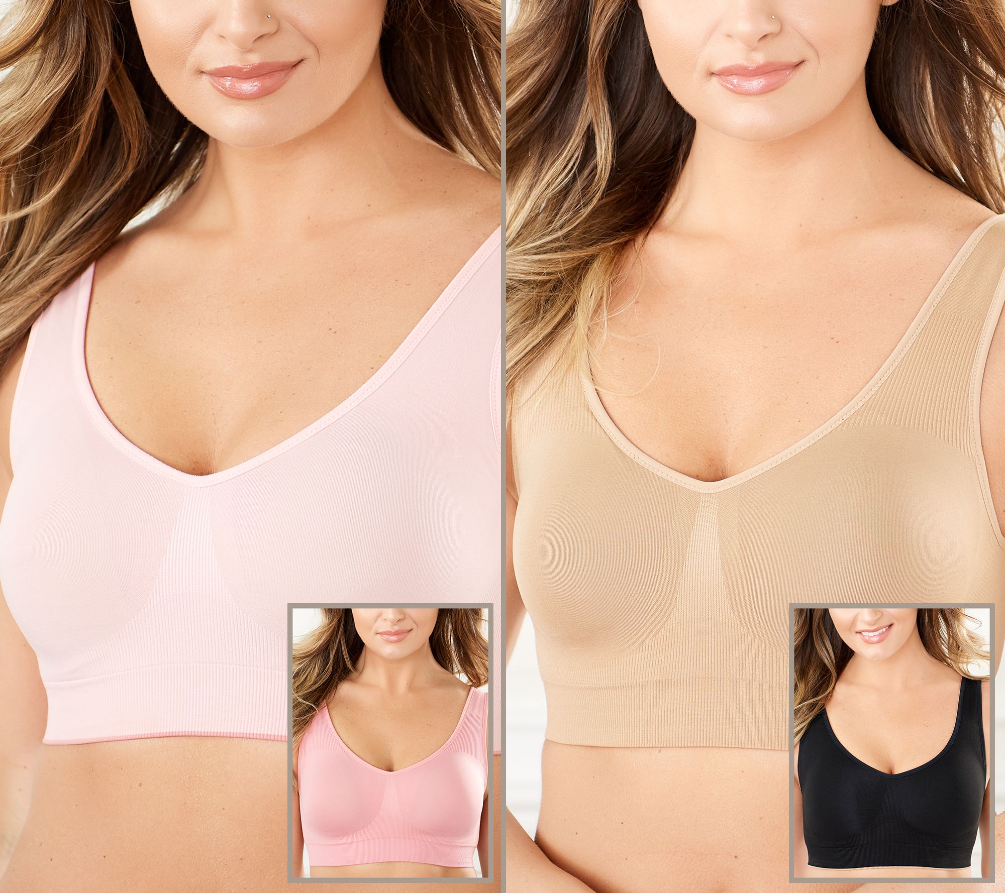 seamless comfort bras