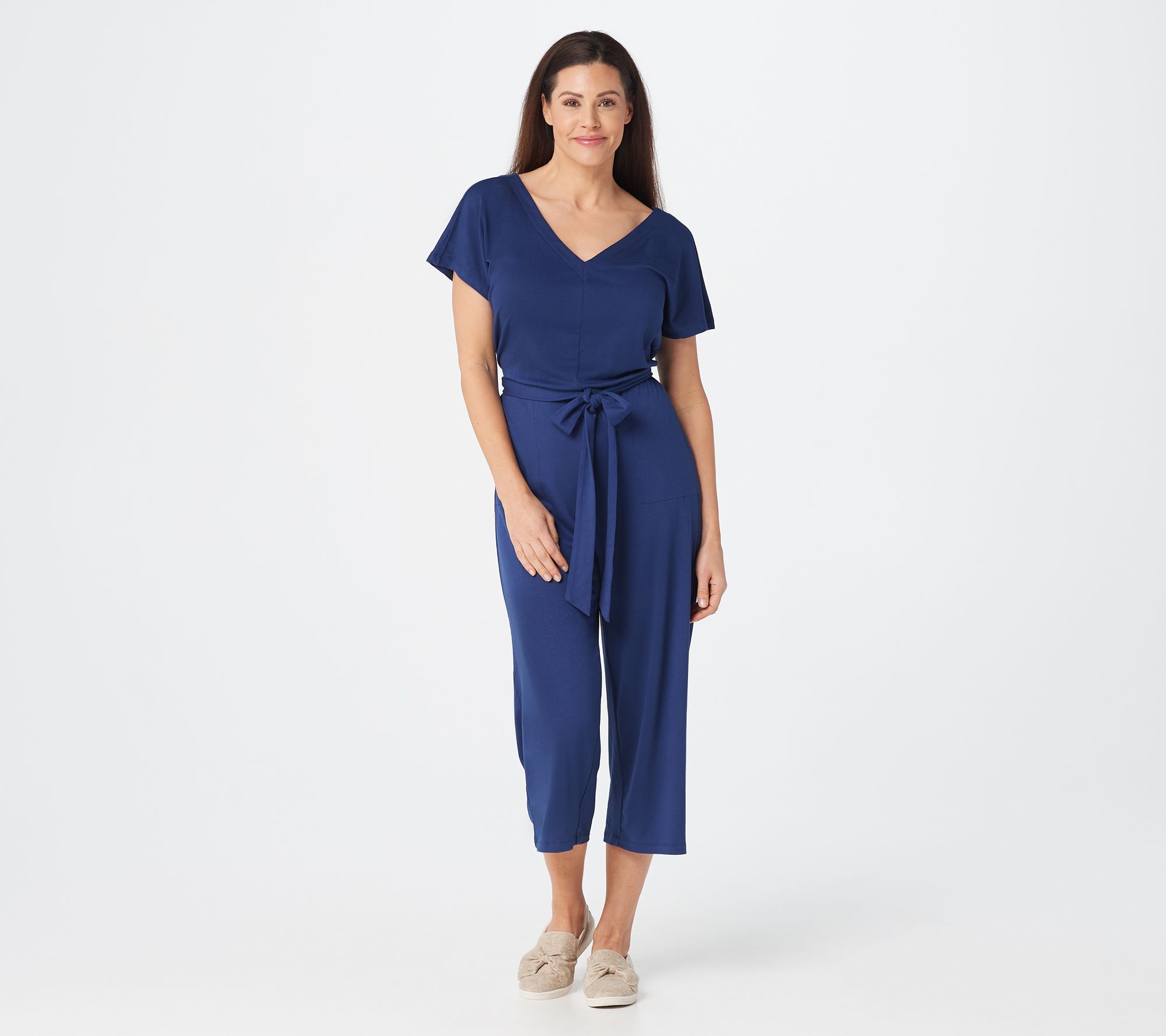 qvc kim and co jumpsuit petite