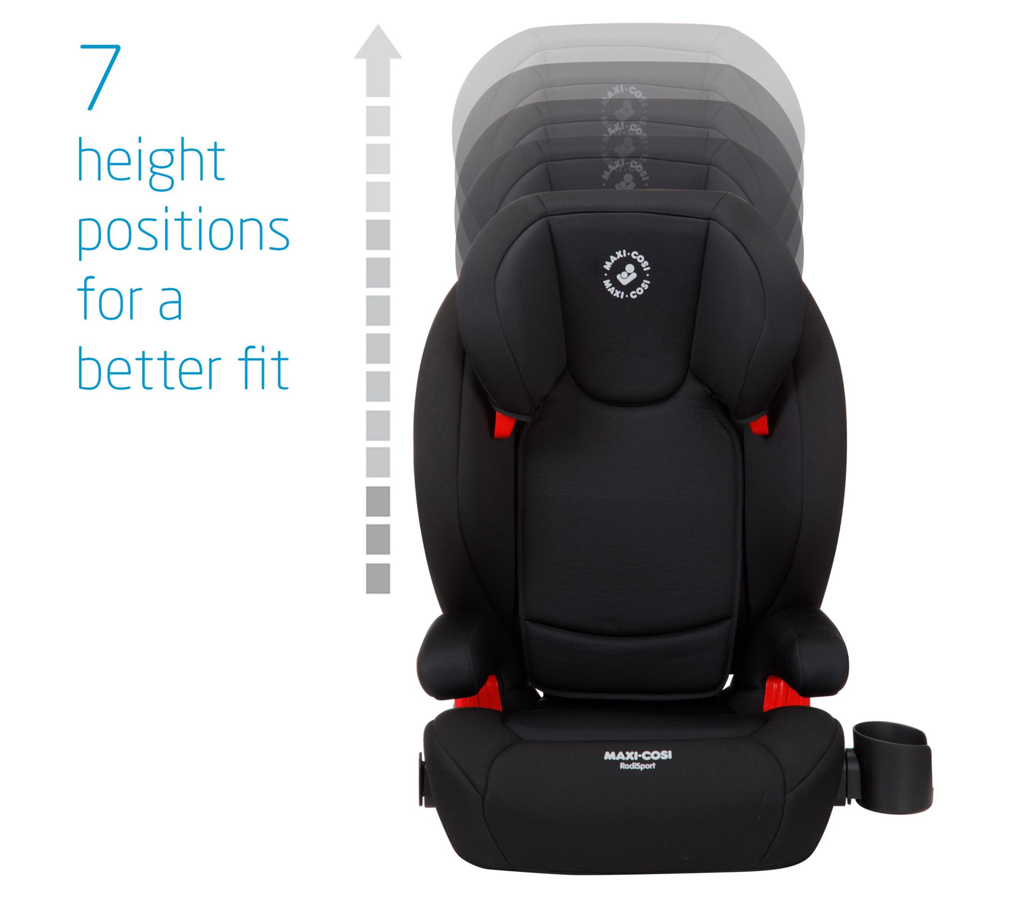 Maxi Cosi Rodi Sport Booster Car Seat - Midnigh Black