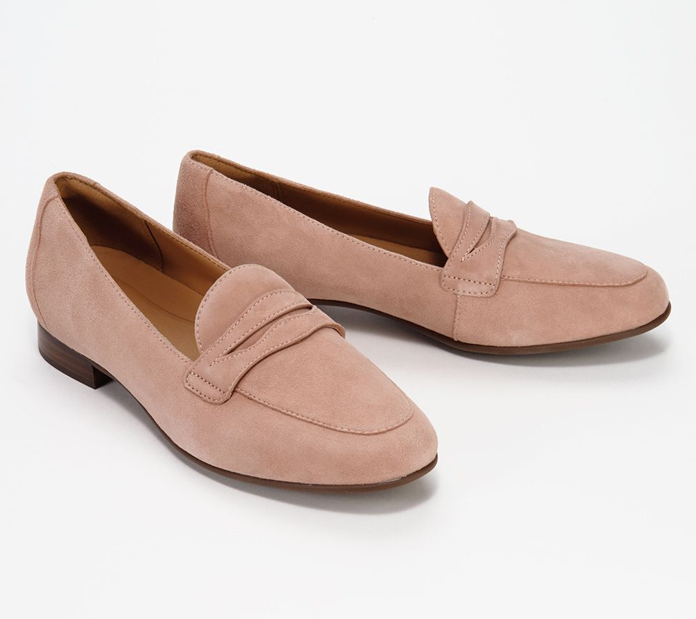 clarks penny loafers