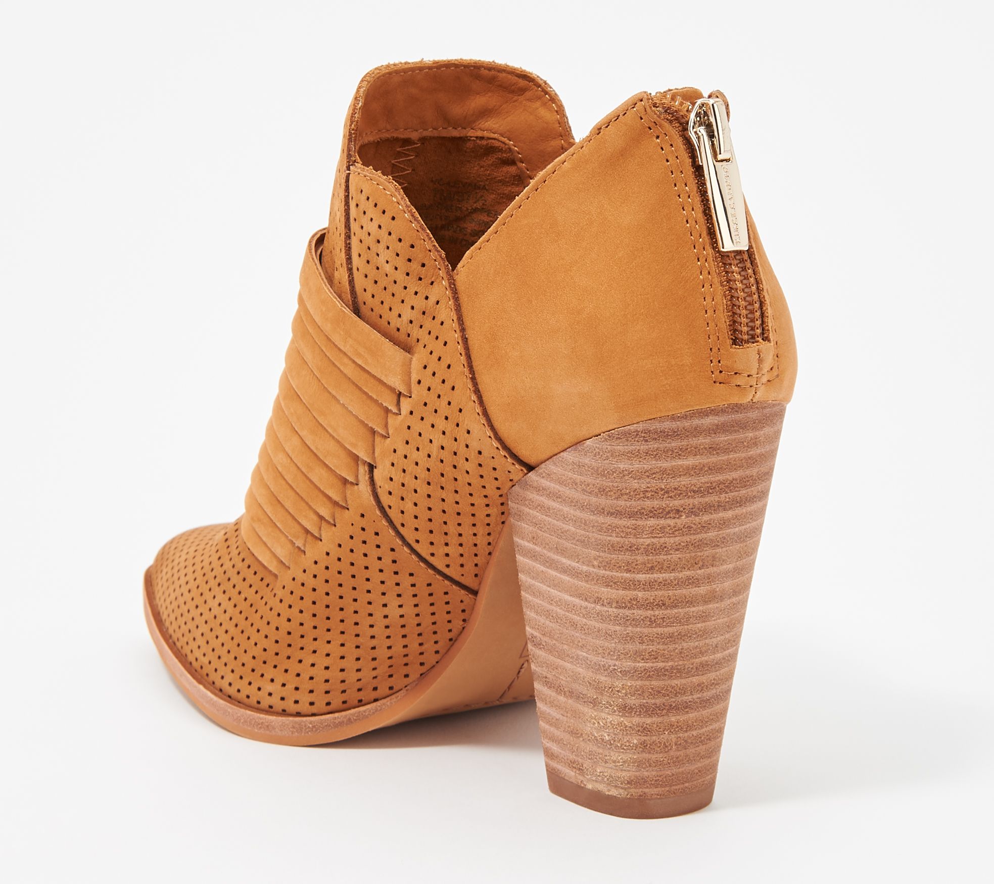 vince camuto booties tan