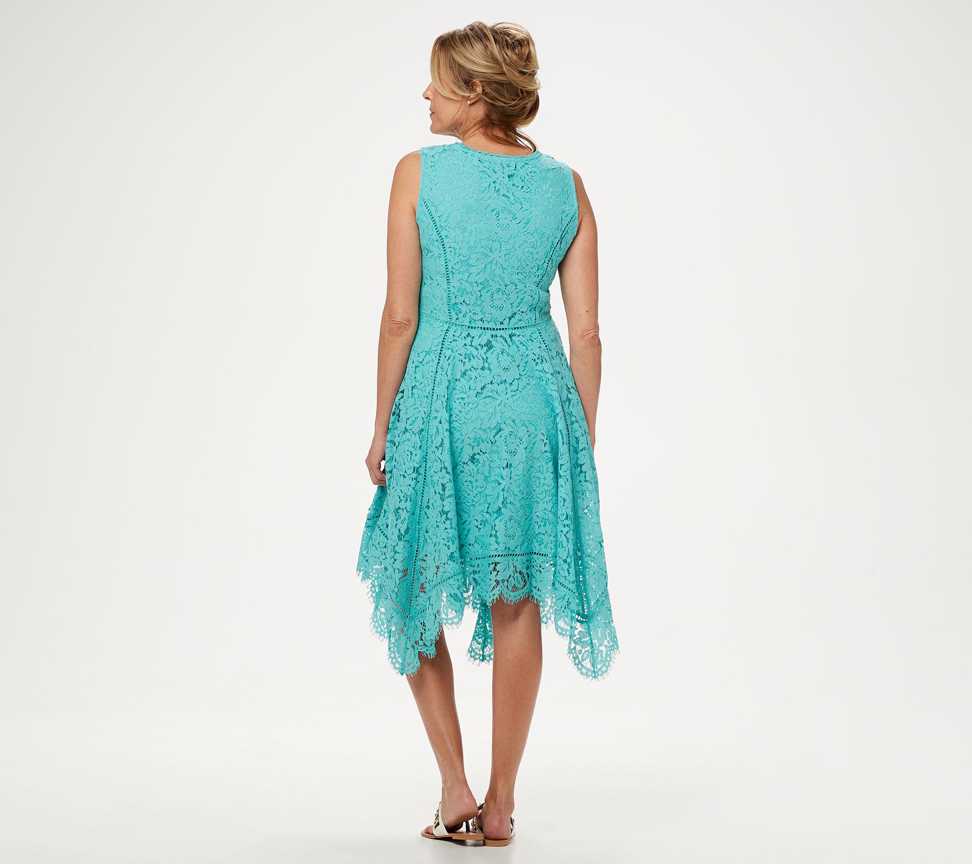 qvc isaac mizrahi lace dress