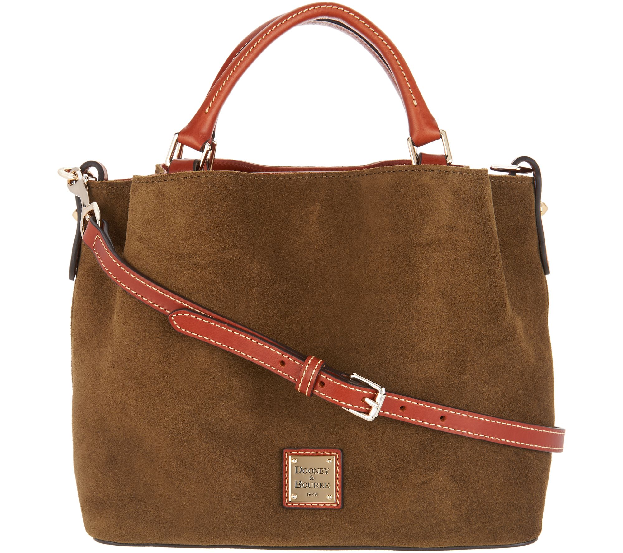 qvc dooney & bourke suede bags