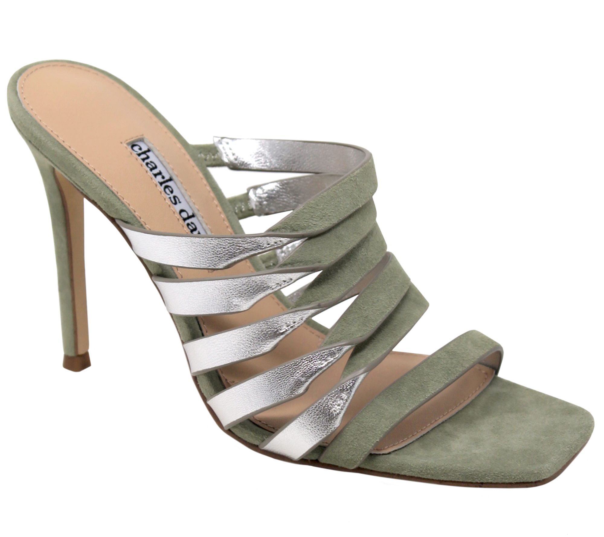 charles david strappy heels