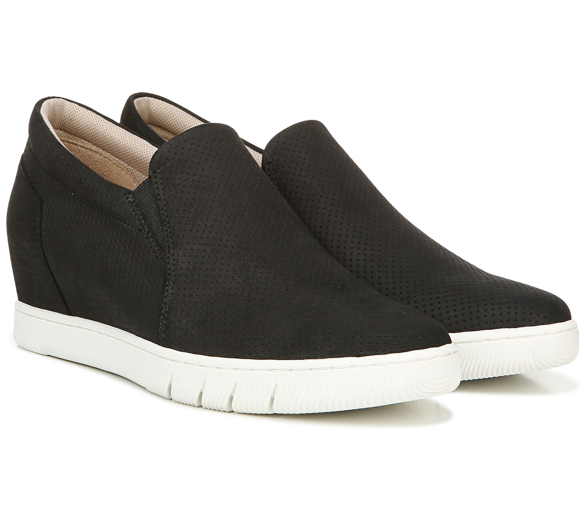 hidden wedge slip on sneakers