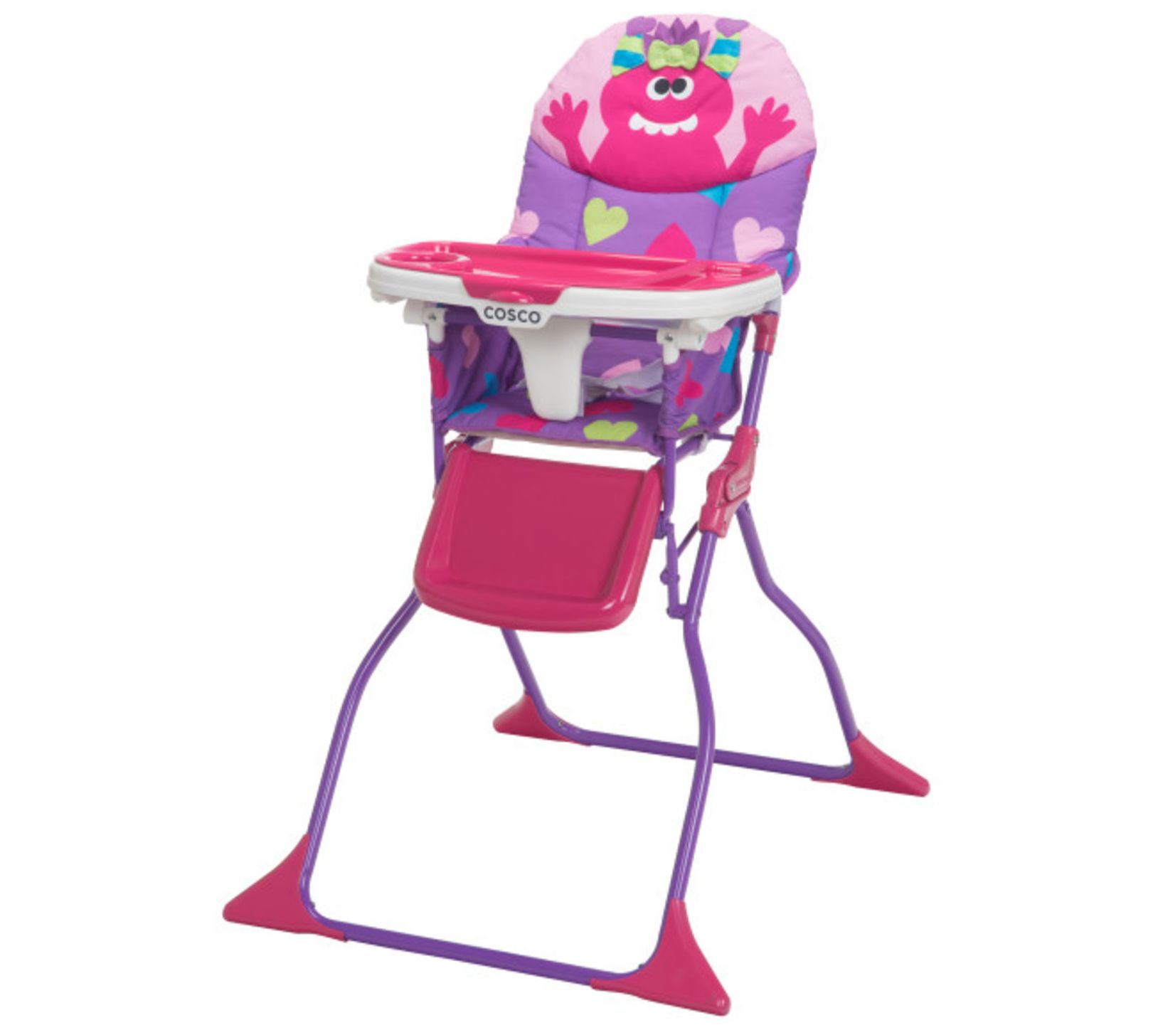 Cosco Simple Fold Deluxe High Chair - Monster S elley