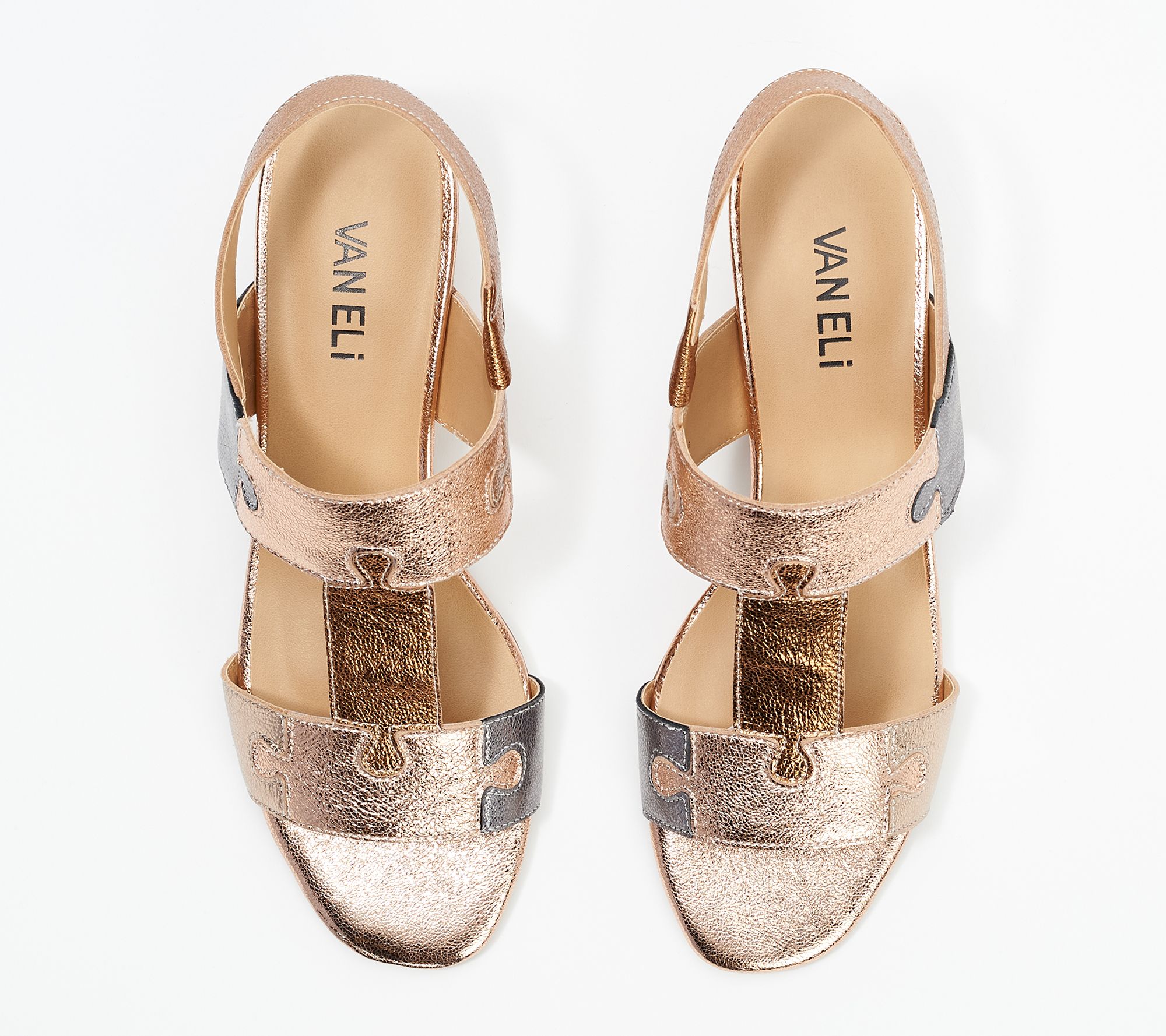 low heel vaneli sandals