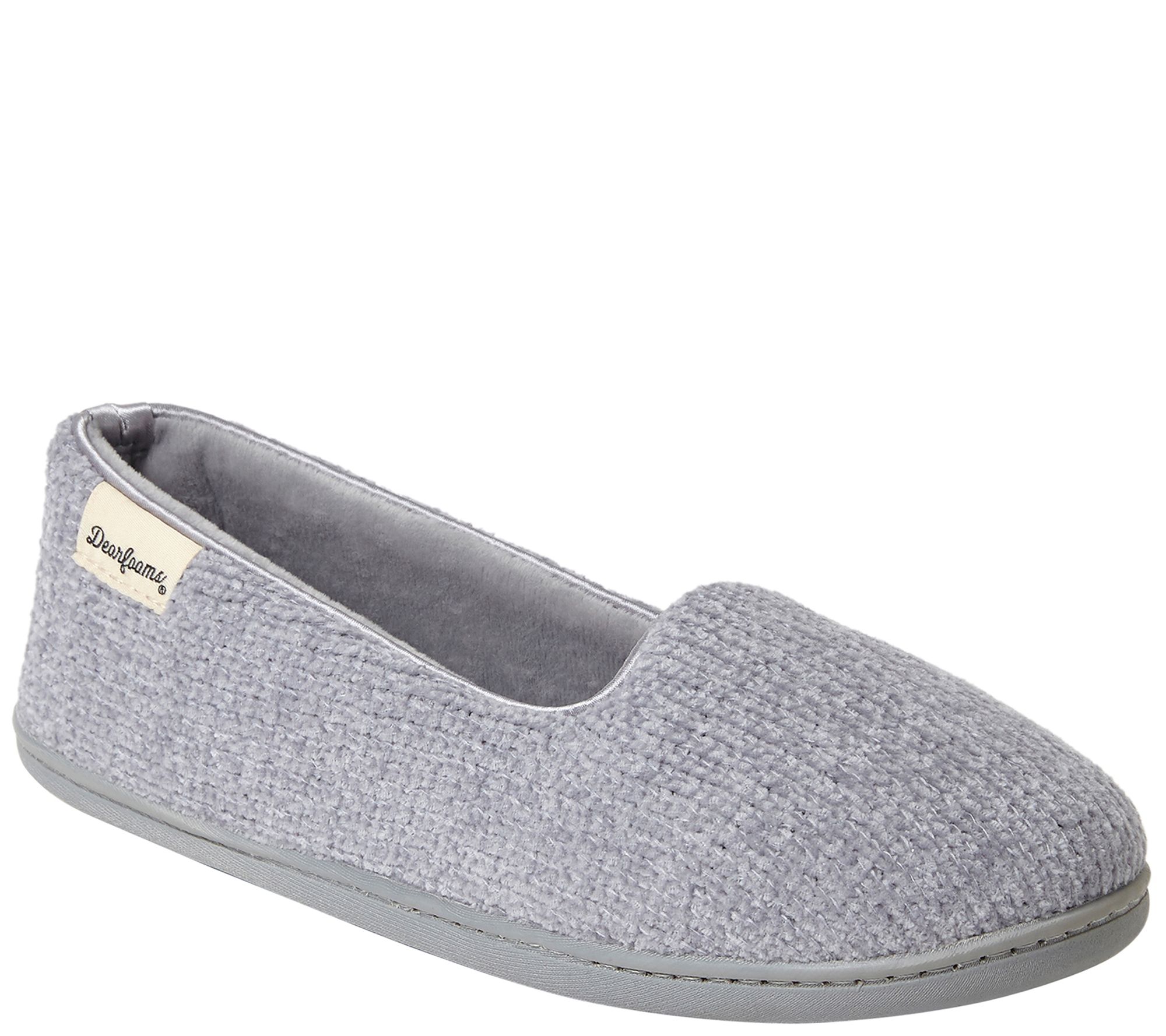 Dearfoams Women's Chenille ClosedBack Slippers Rebecca
