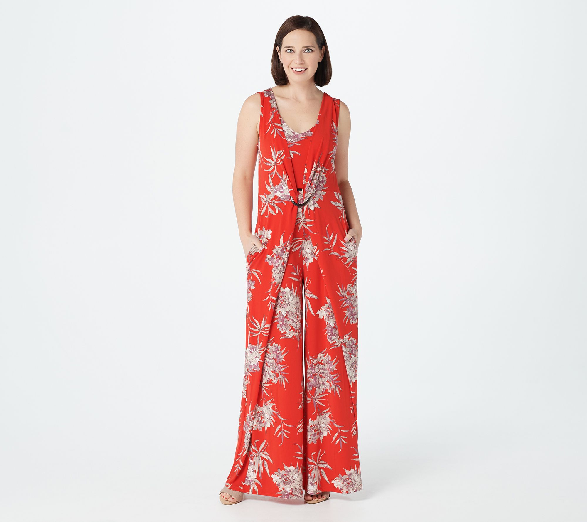 qvc kim and co jumpsuit petite