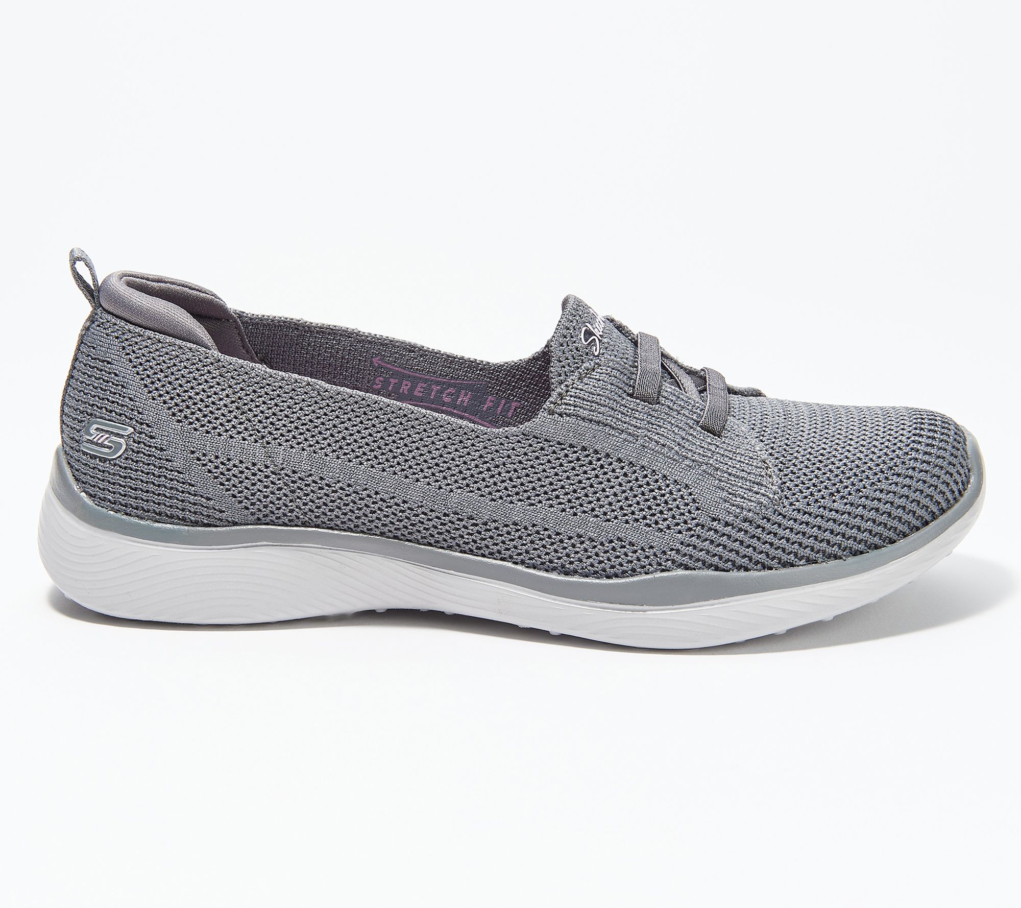 skechers microburst bungee slip on shoe