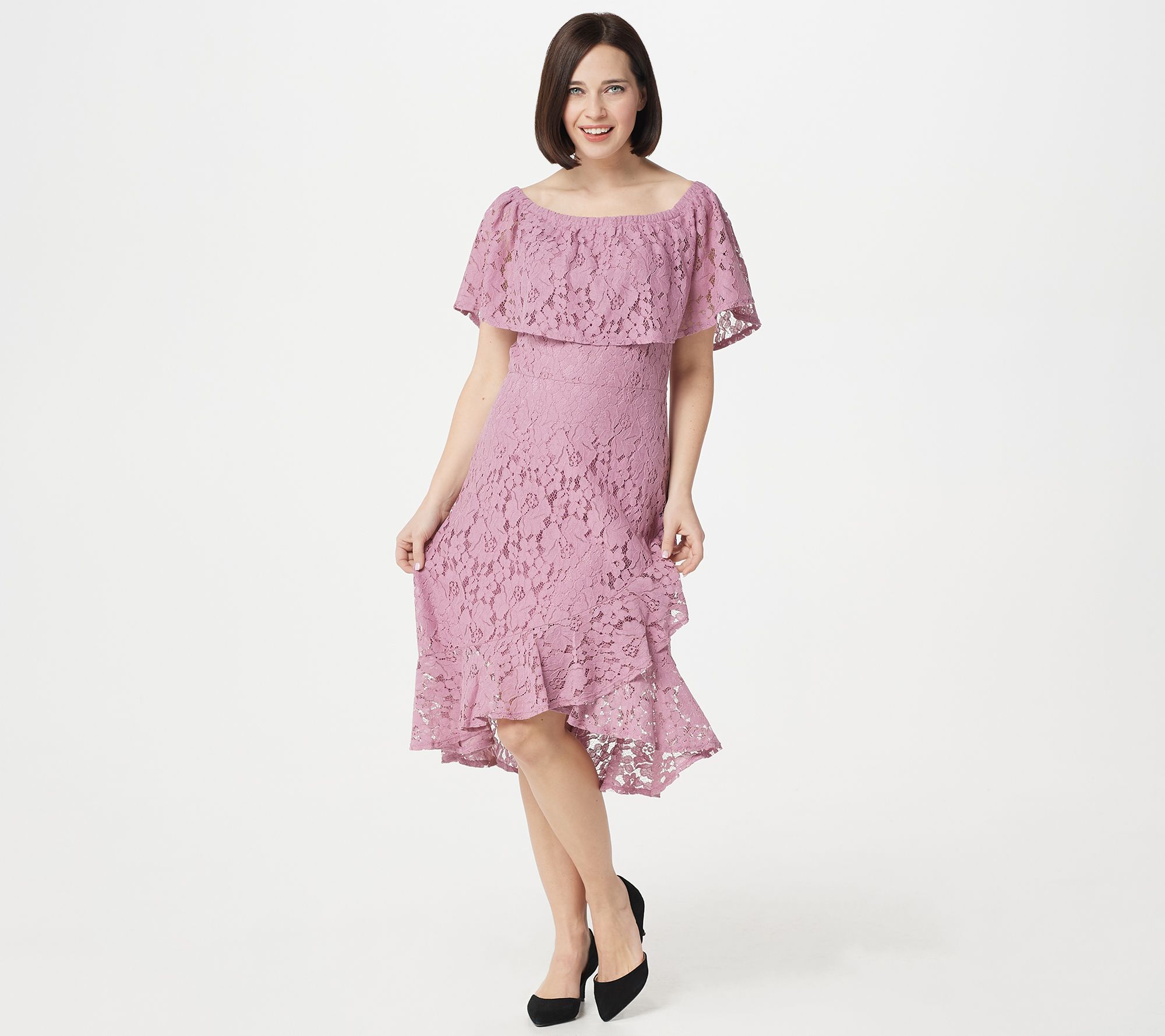 qvc isaac mizrahi lace dress