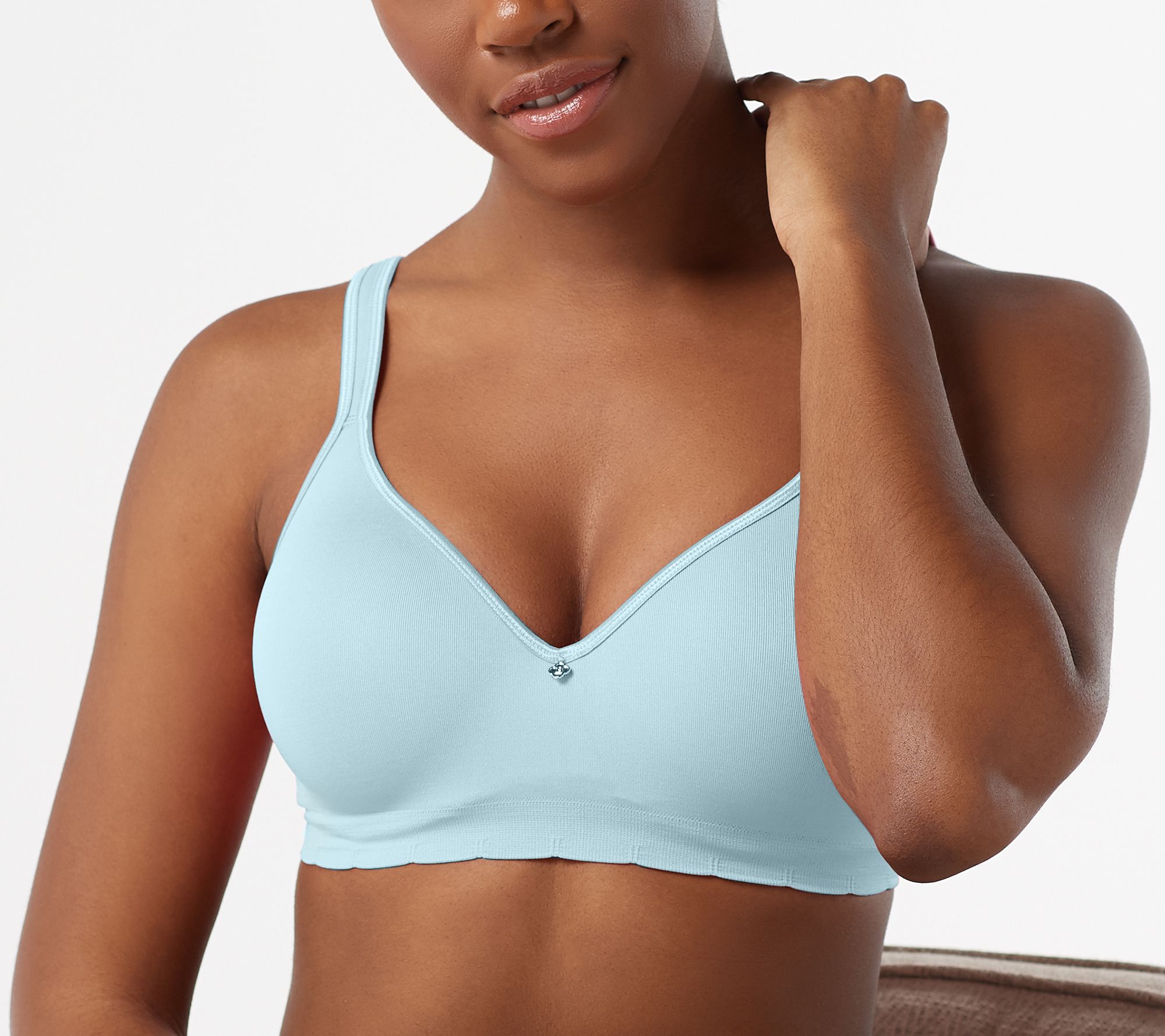 Breezies Seamless Comfort Underwire T Shirt Bra Page 1 Qvc Com