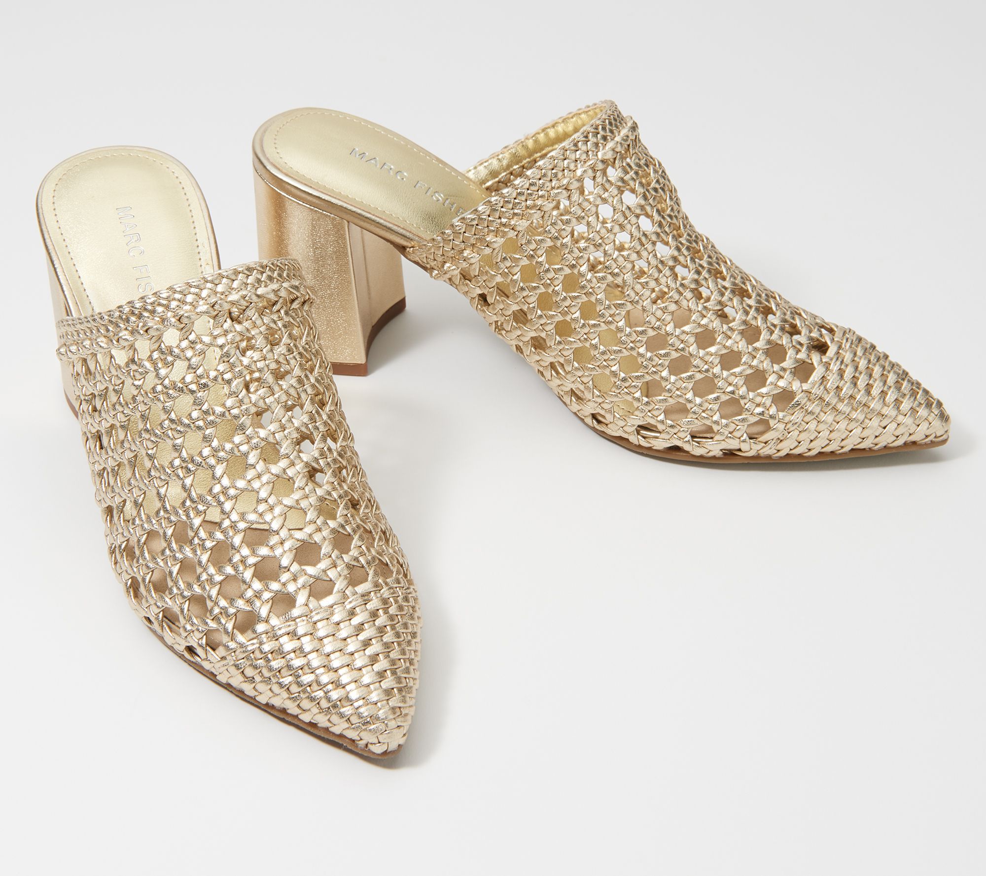 woven mules