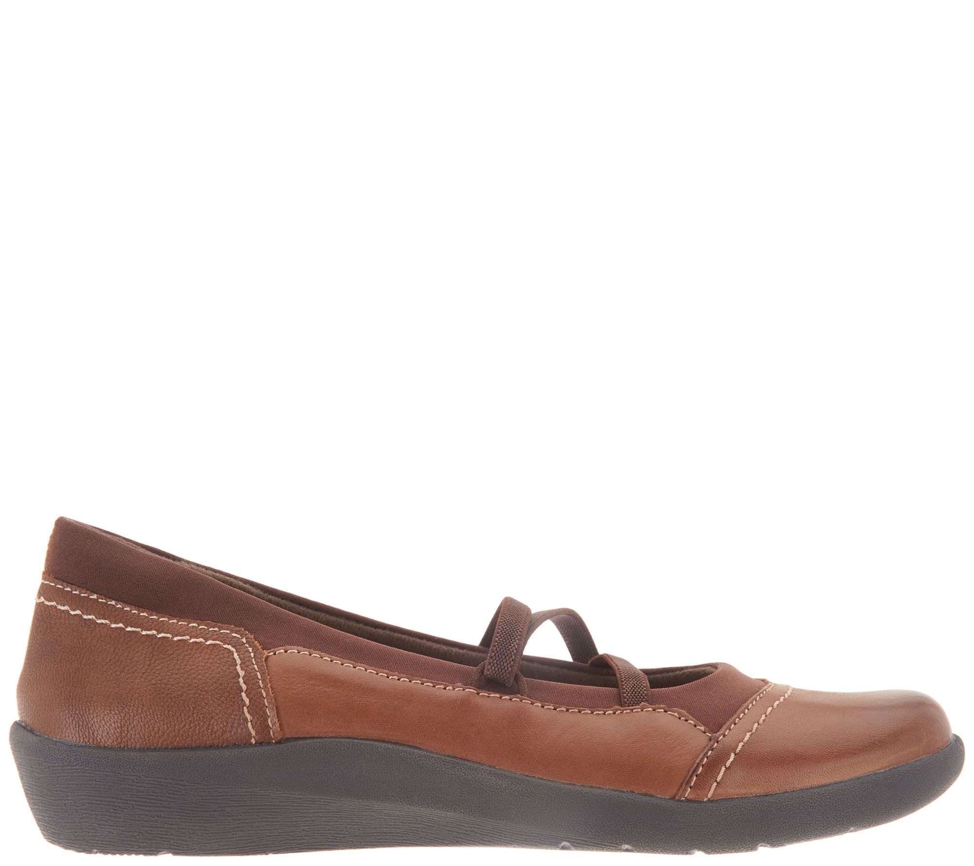 brown slip on flats