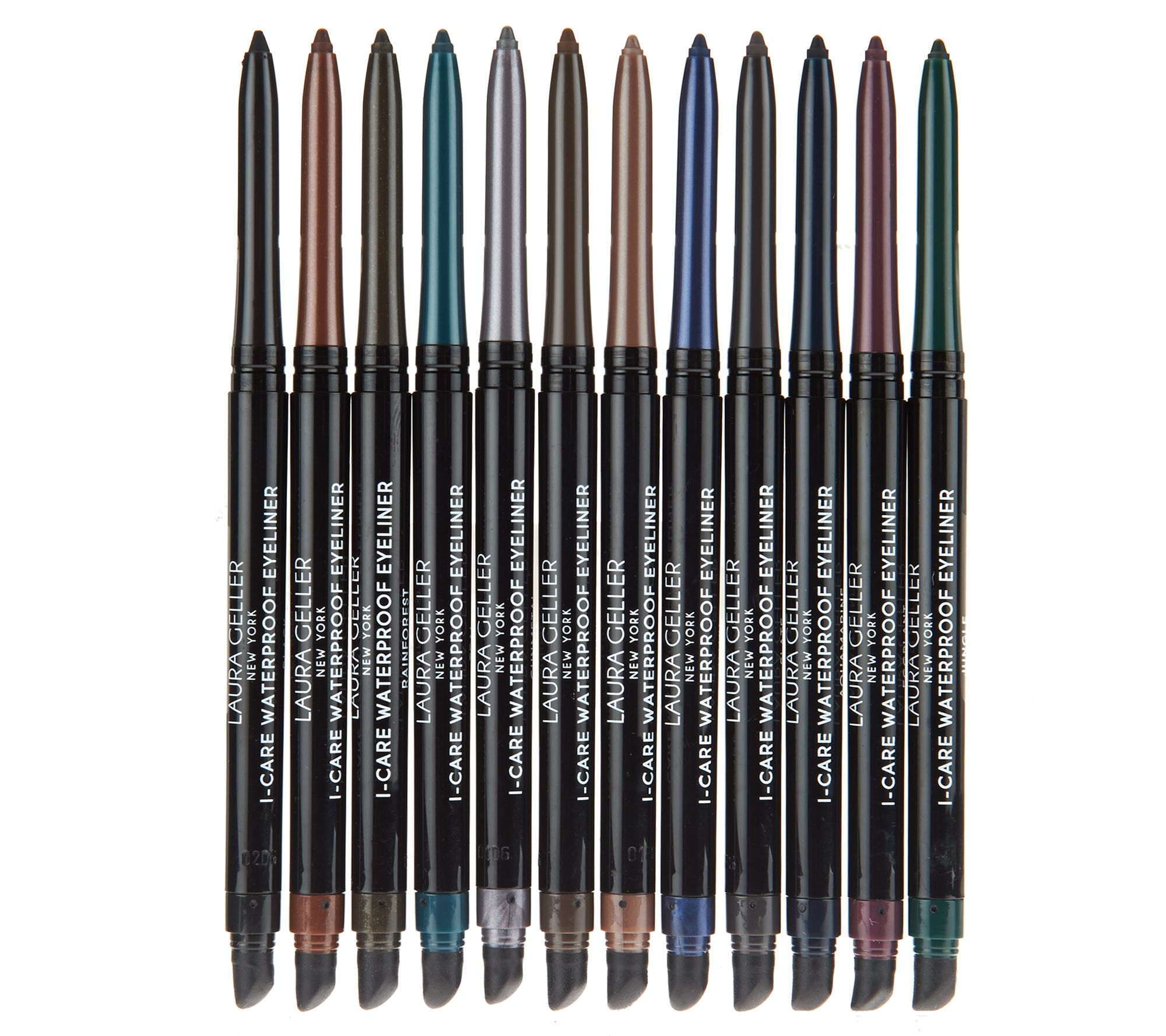 Laura Geller 12-piece I-care Eyeliner Library Collection - Page 1 — QVC.com