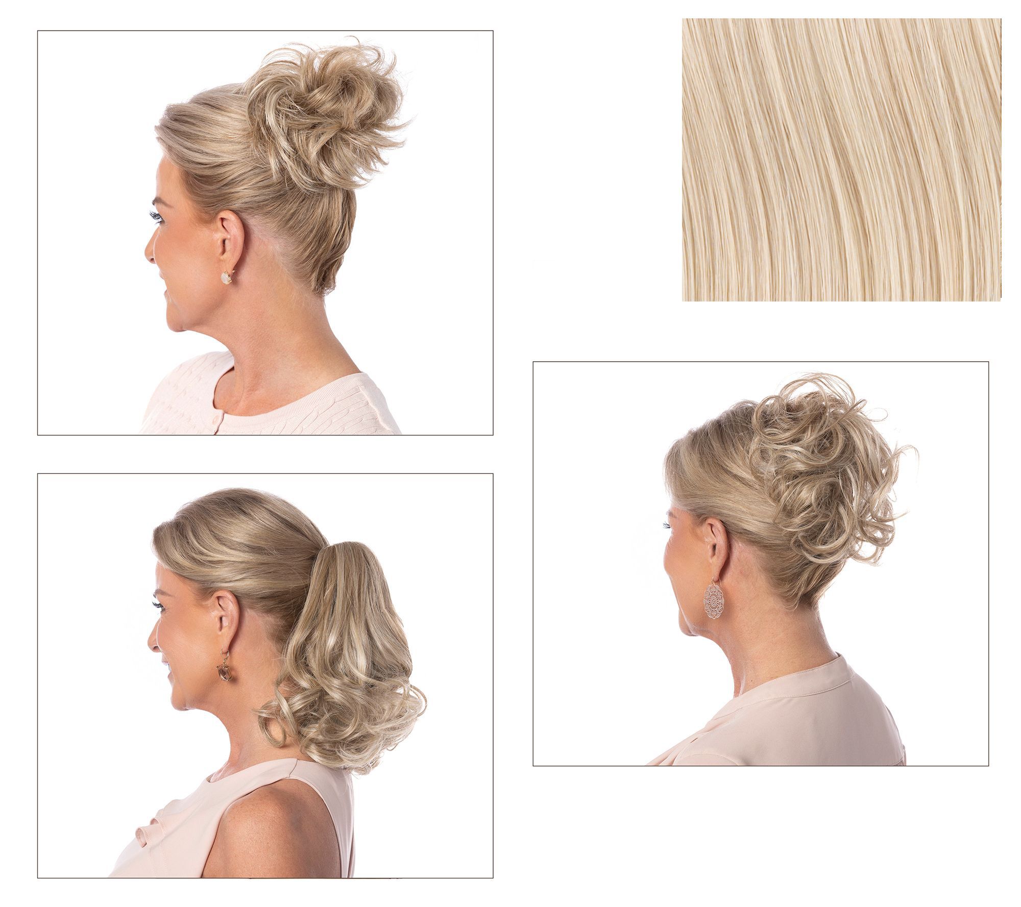 Toni Brattin Must-Have Set of Three Hair Pieces