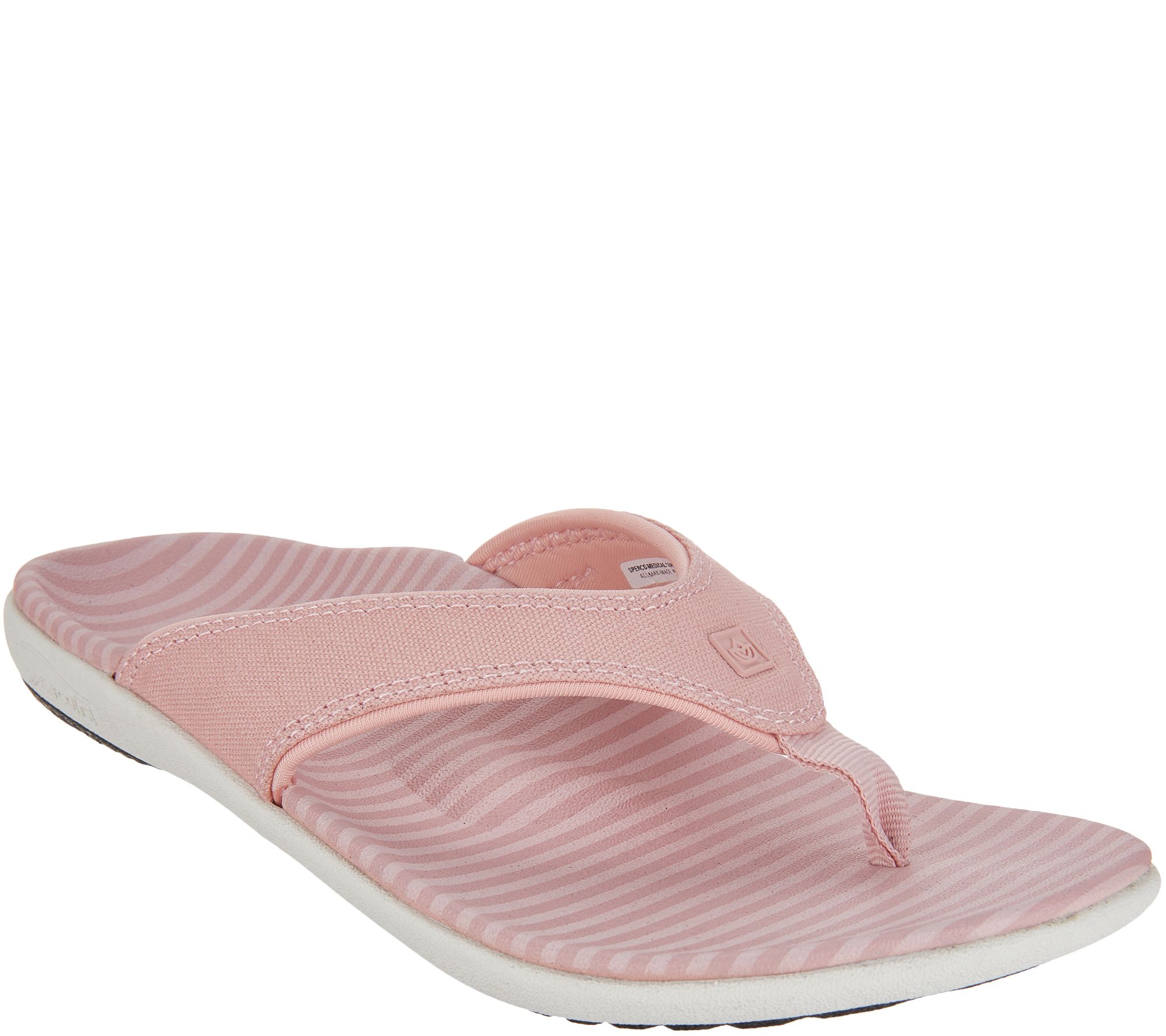 spenco flip flops qvc