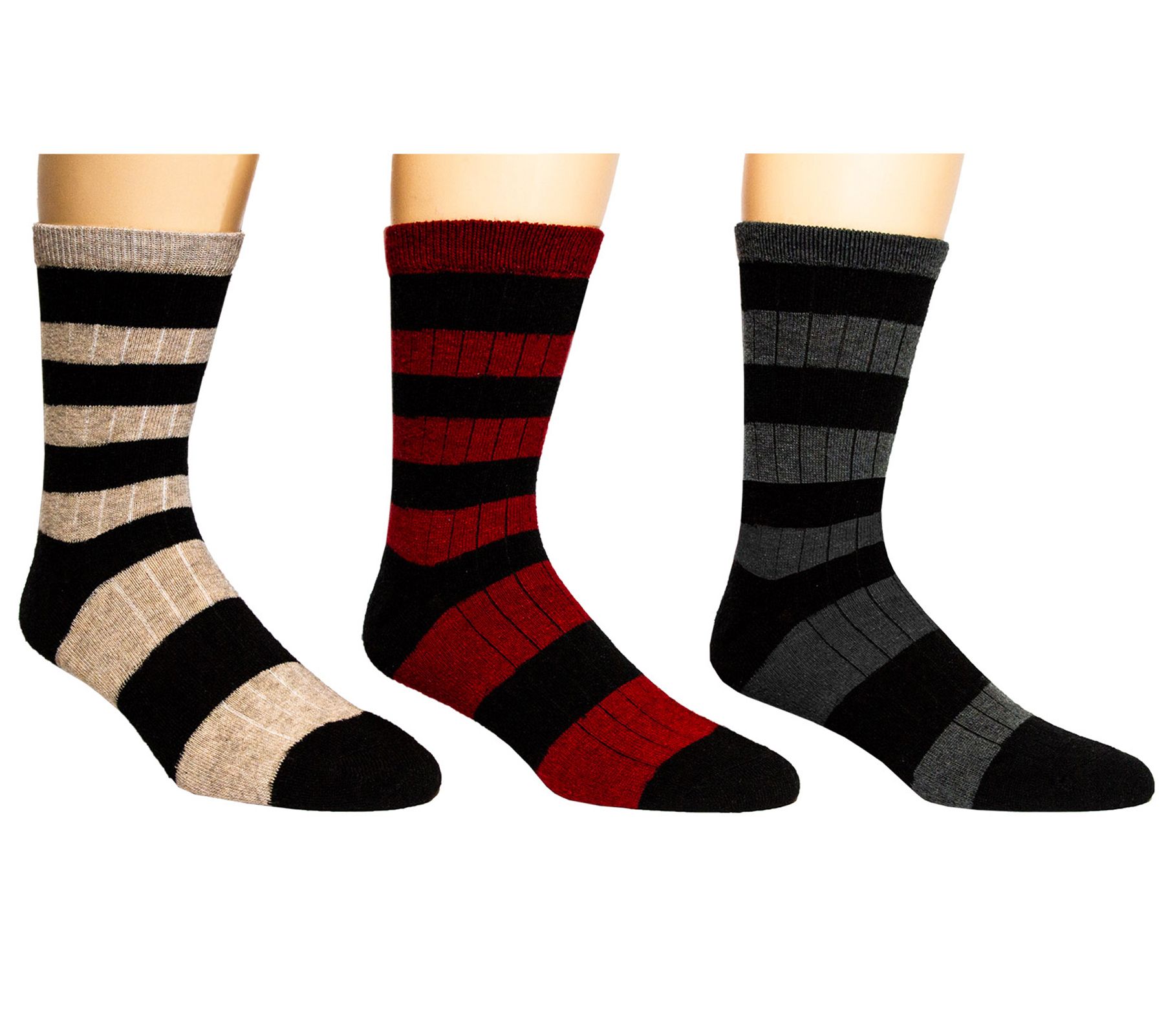 Colours by Alexander Julian Men's 3 Pack Cashme e Blend Socks