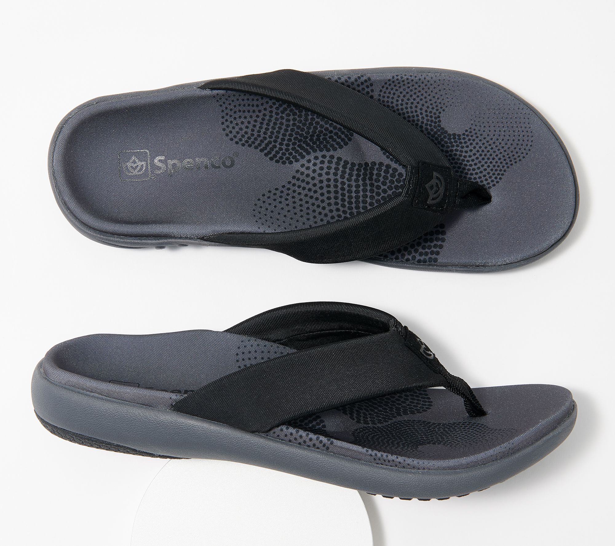 spenco flip flops qvc