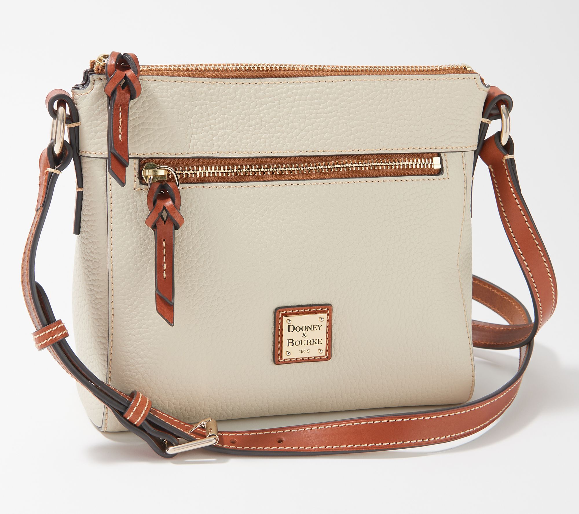 Dooney & Bourke Pebble Leather Allison Crossbody - QVC.com