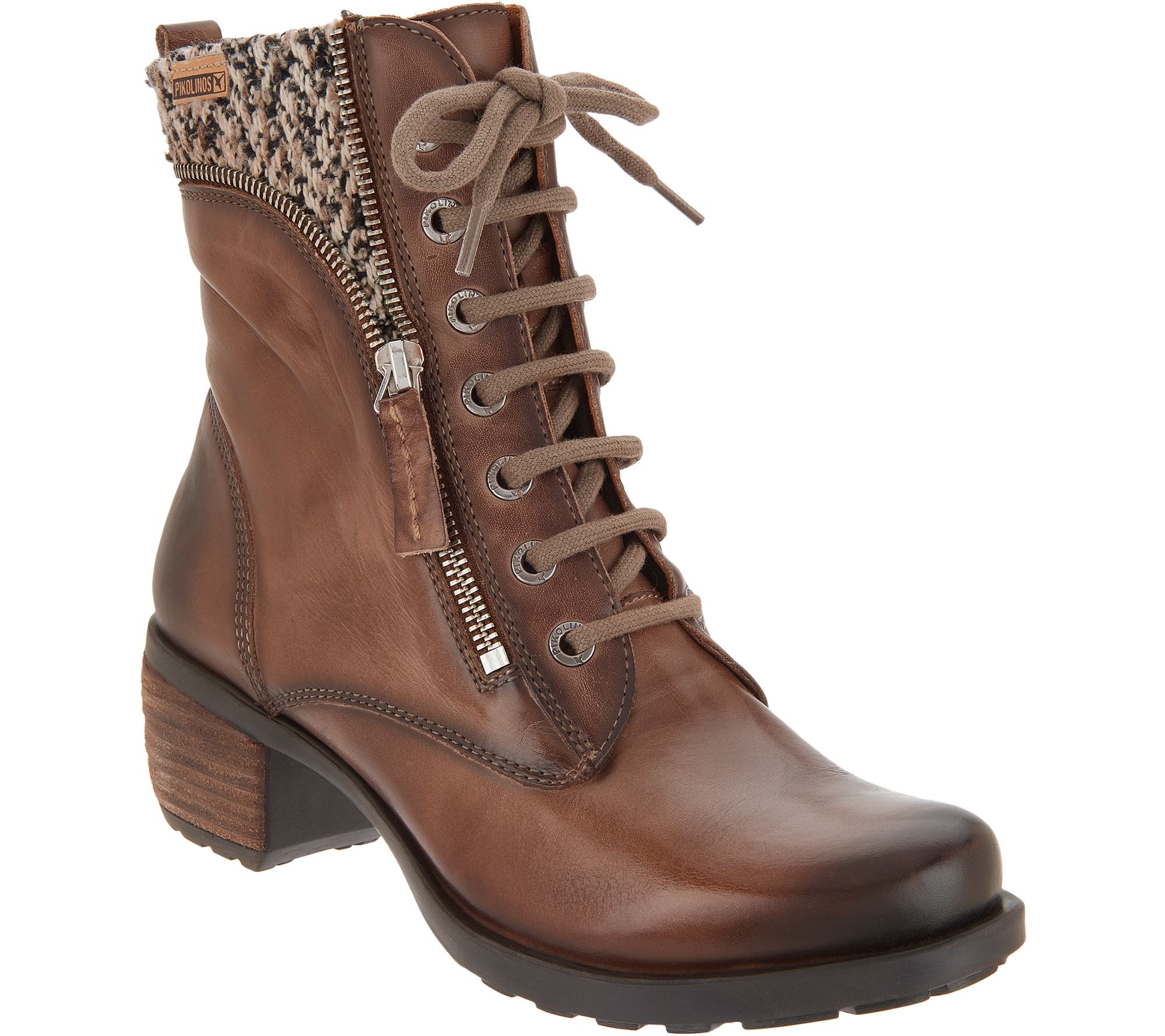 Pikolinos Leather LaceUp Ankle Boots Le Mans Page 1 —
