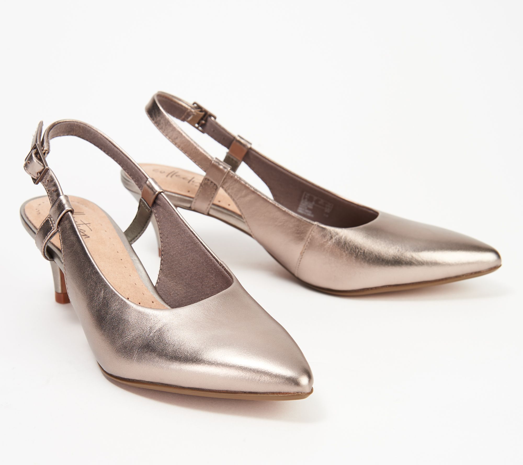 clarks slingback pumps